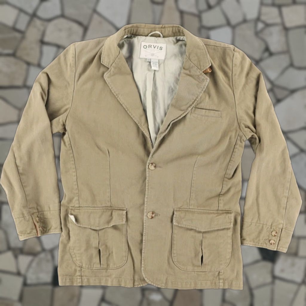 Orvis Orvis Zambezi Twill Chore Jacket Tan Men's 46 Shirt Jacket Tan Zambezi Twill Long Sleeve Mens 46 Orvis Zambezi Twill Solid Jacket Tan Mens 46 Size US S / EU 44-46 / 1 - 1 Thumbnail