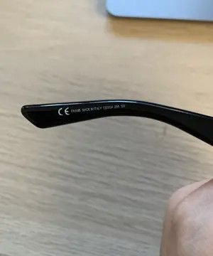 Dior Christian Dior '00s Black Wide Plastic Frame Sunglasses Brwn Size ONE SIZE - 3 Thumbnail