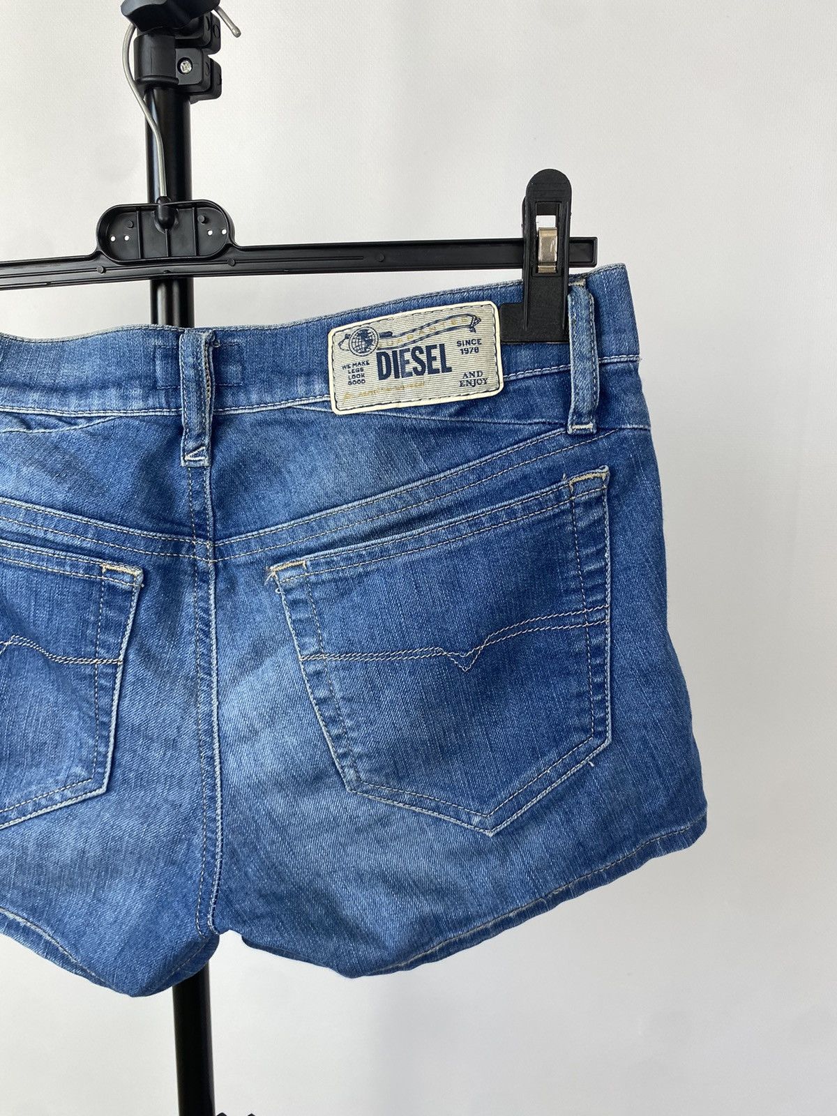 Diesel × Vintage Vintage Y2K Diesel Sexy Mini Shorts Size 26" / US 2 / IT 38 - 7 Thumbnail