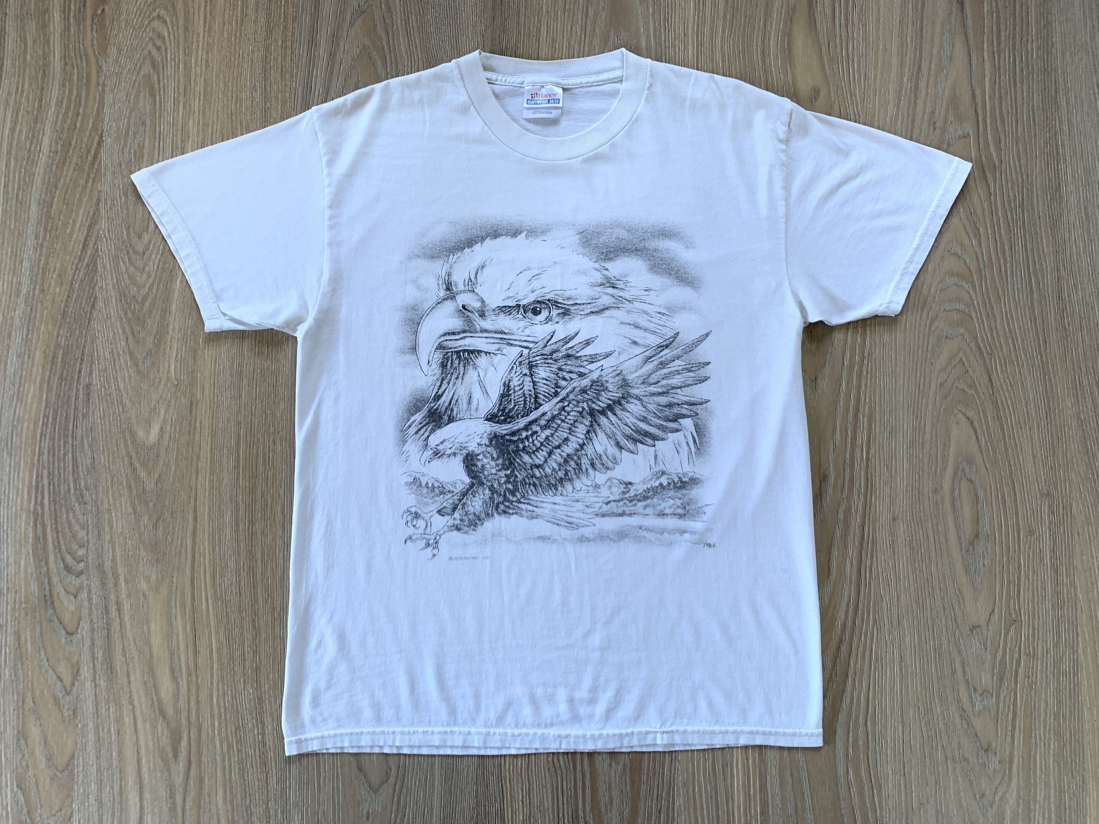 Habitat × Hanes × Vintage Vintage Rare Hanes Springhill Eagle T-Shirt 1985 Size US M / EU 48-50 / 2 - 3 Thumbnail