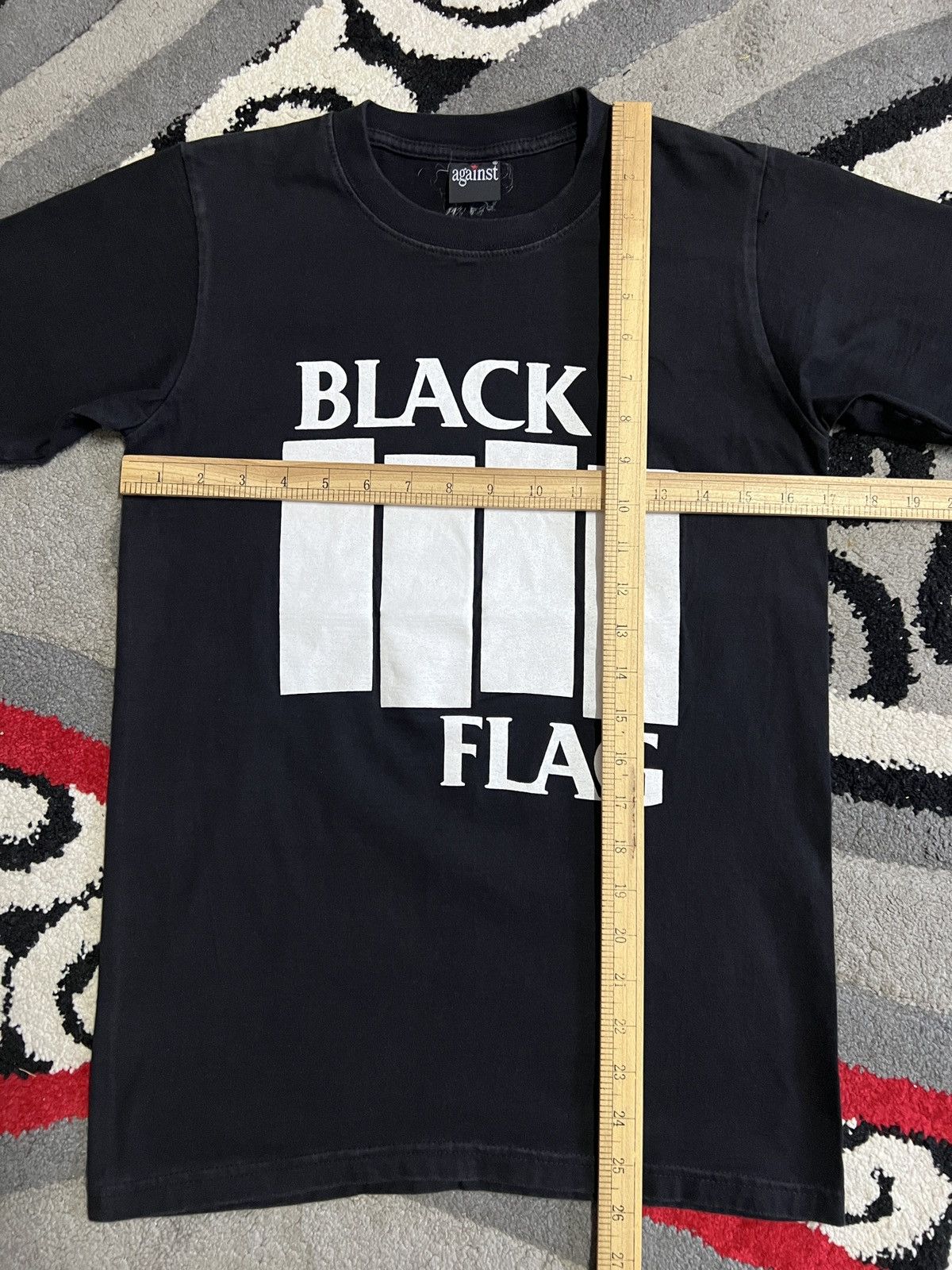 Band Tees Vintage Black Flag Bootleg Band Tee Shirt 90s Size US S / EU 44-46 / 1 - 8 Thumbnail