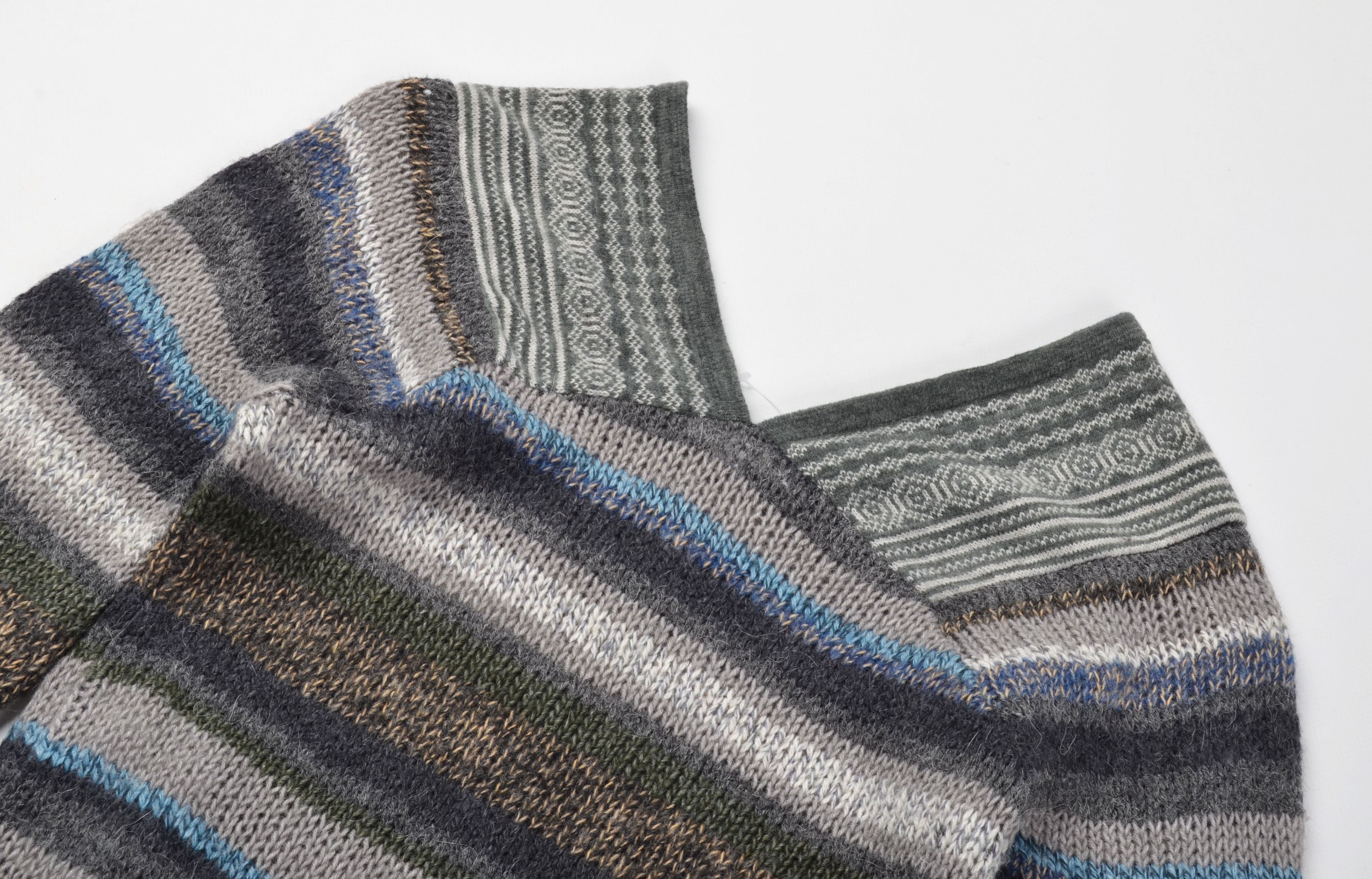 Vintage Vintage Kookai Y2K Striped Wool Alpaca Blend Sweater Size S / US 4 / IT 40 - 5 Thumbnail
