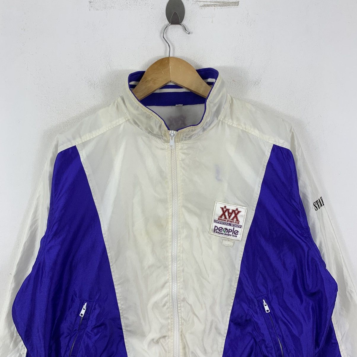 Vintage Vintage XAX KONAMI SPORTS People Japan Windbreaker Jacket Size US M / EU 48-50 / 2 - 2 Thumbnail