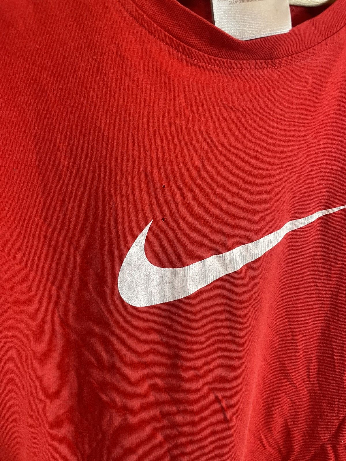 Nike × Nike ACG × Vintage Vintage Nike Big Swoosh Nike Box Logo Nike T-Shirt Size US XL / EU 56 / 4 - 4 Thumbnail
