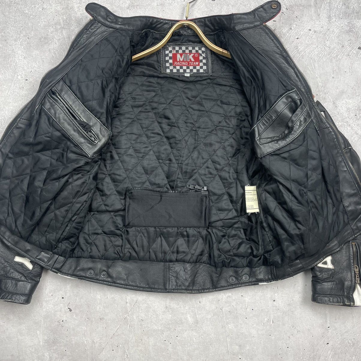 Vintage Vintage Racing Leather Jacket Luxury Arrow y2k Size US L / EU 52-54 / 3 - 15 Thumbnail