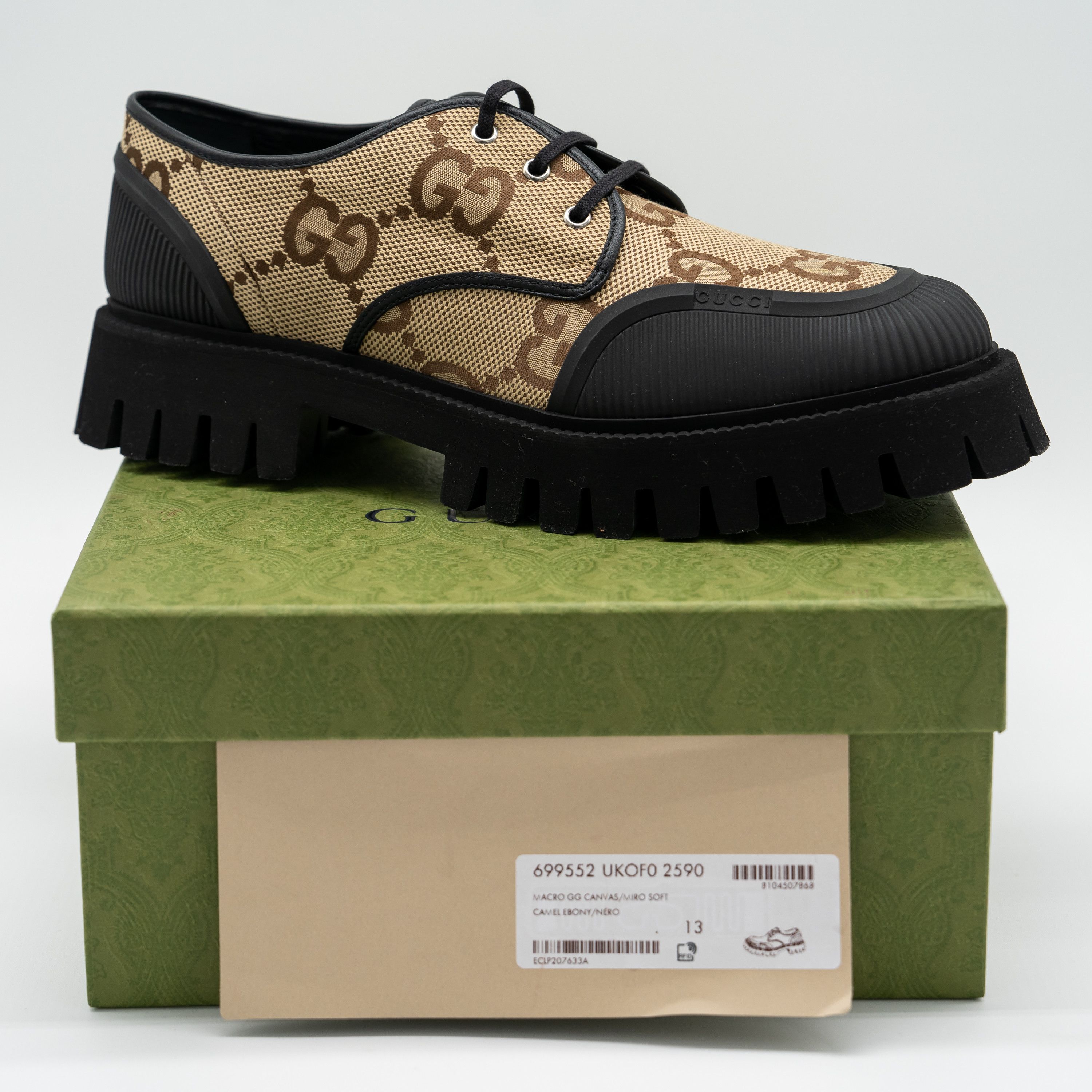 Gucci size 13G - Gucci Supreme Maxi GG Lace Up Jacquard Chunky Size US 14 / EU 47 - 7 Thumbnail