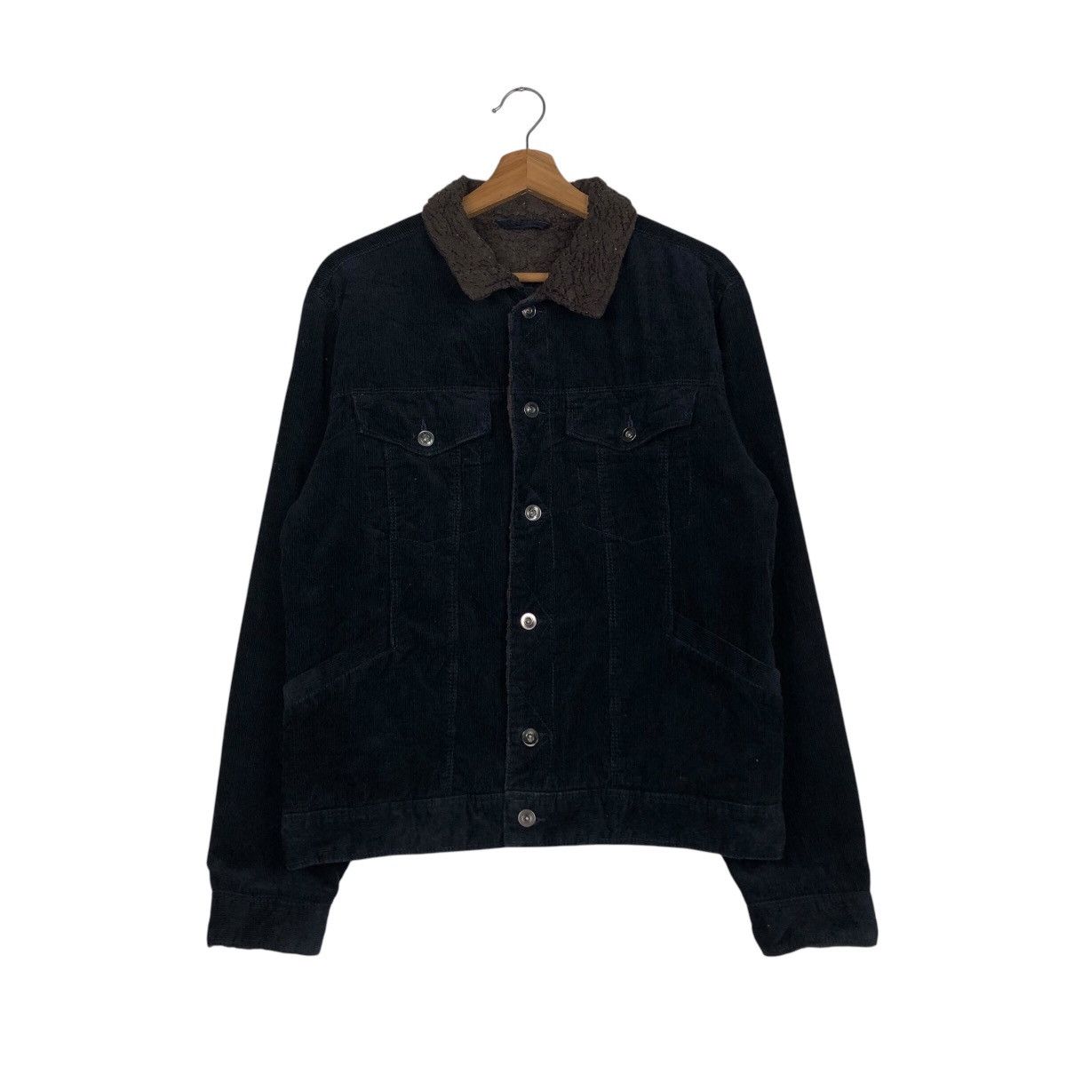 Japanese Brand 📌Vtg Trucker Corduroy Jacket Unknown Blanket Issey Miyake Size US L / EU 52-54 / 3 - 2 Thumbnail