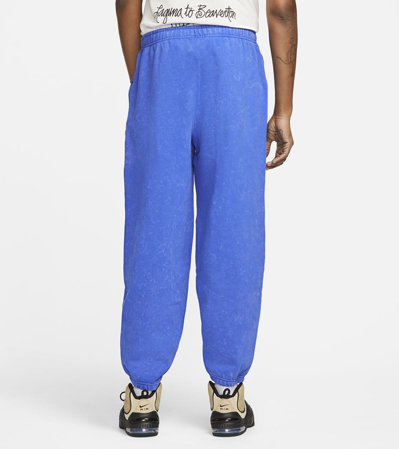 Nike Stussy x Nike Sweatpants Acid Wash Blue XL Size US 36 / EU 52 - 2 Thumbnail