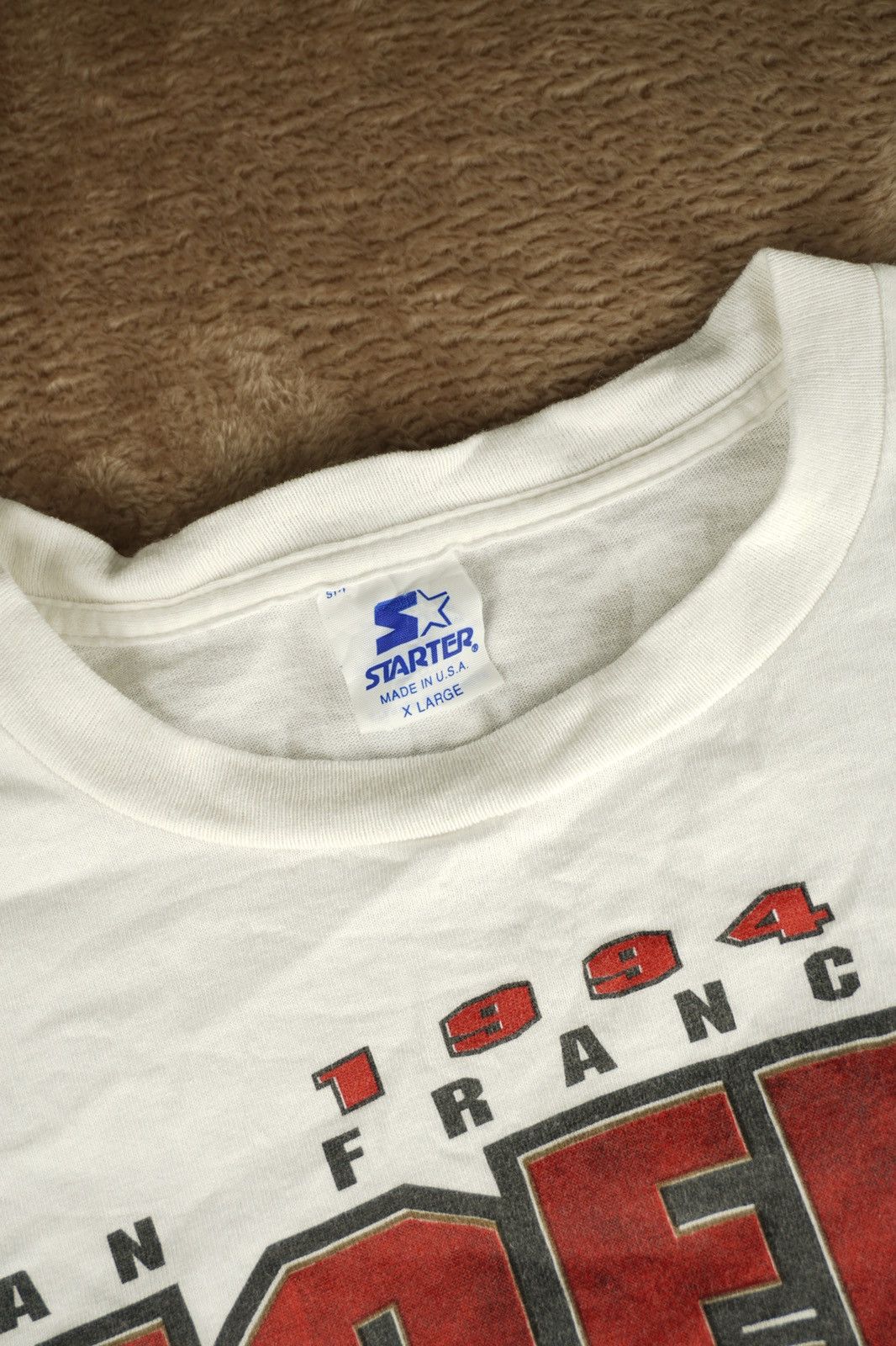 Starter Vtg Starter 49ers Champions Super Bowl XXIX 90s Oversized Size US XL / EU 56 / 4 - 7 Thumbnail