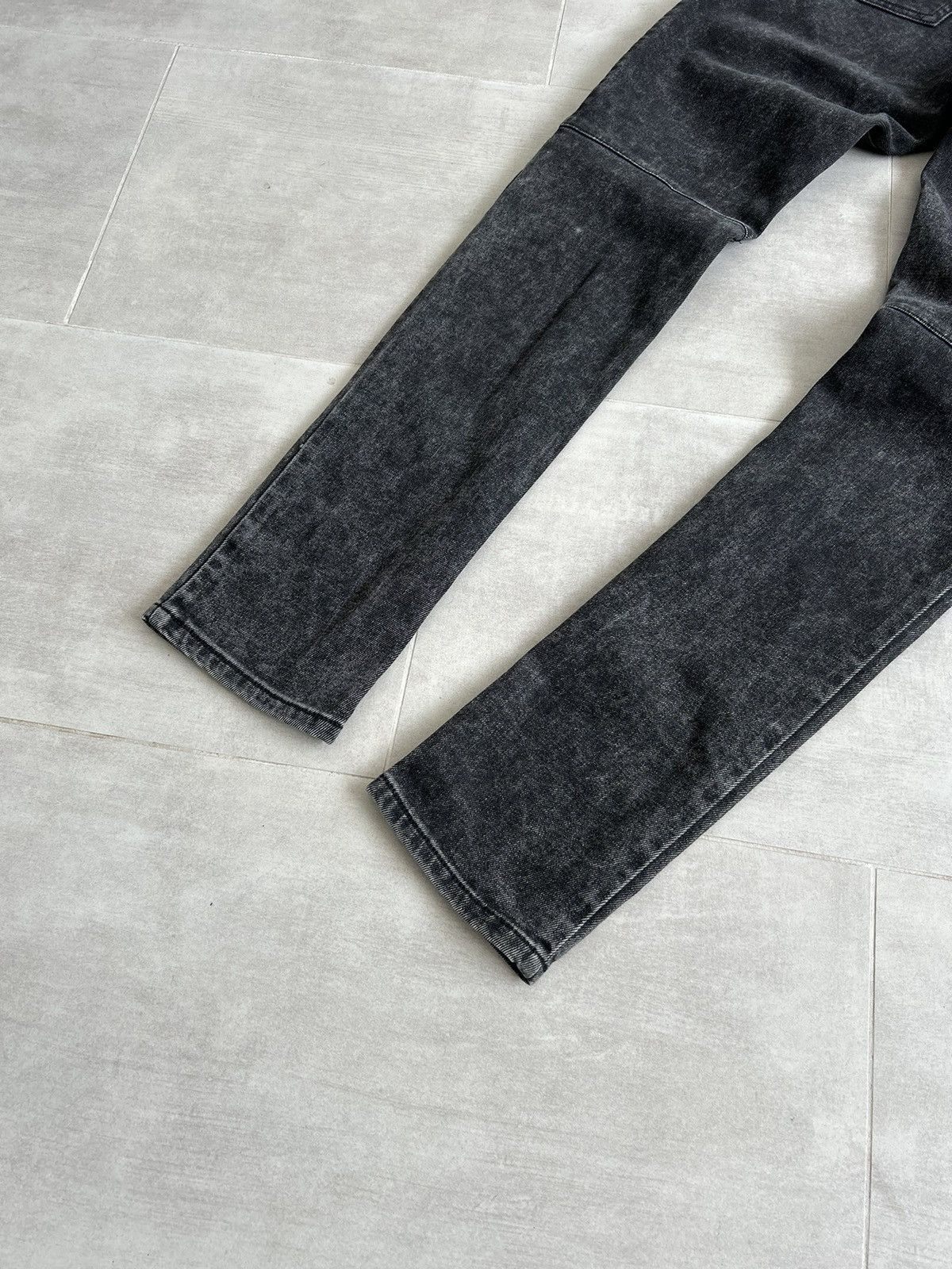 Balmain Balmain Paris Biker Ribbed Knee Slim Jeans Black Size 31 Size US 31 - 16 Thumbnail