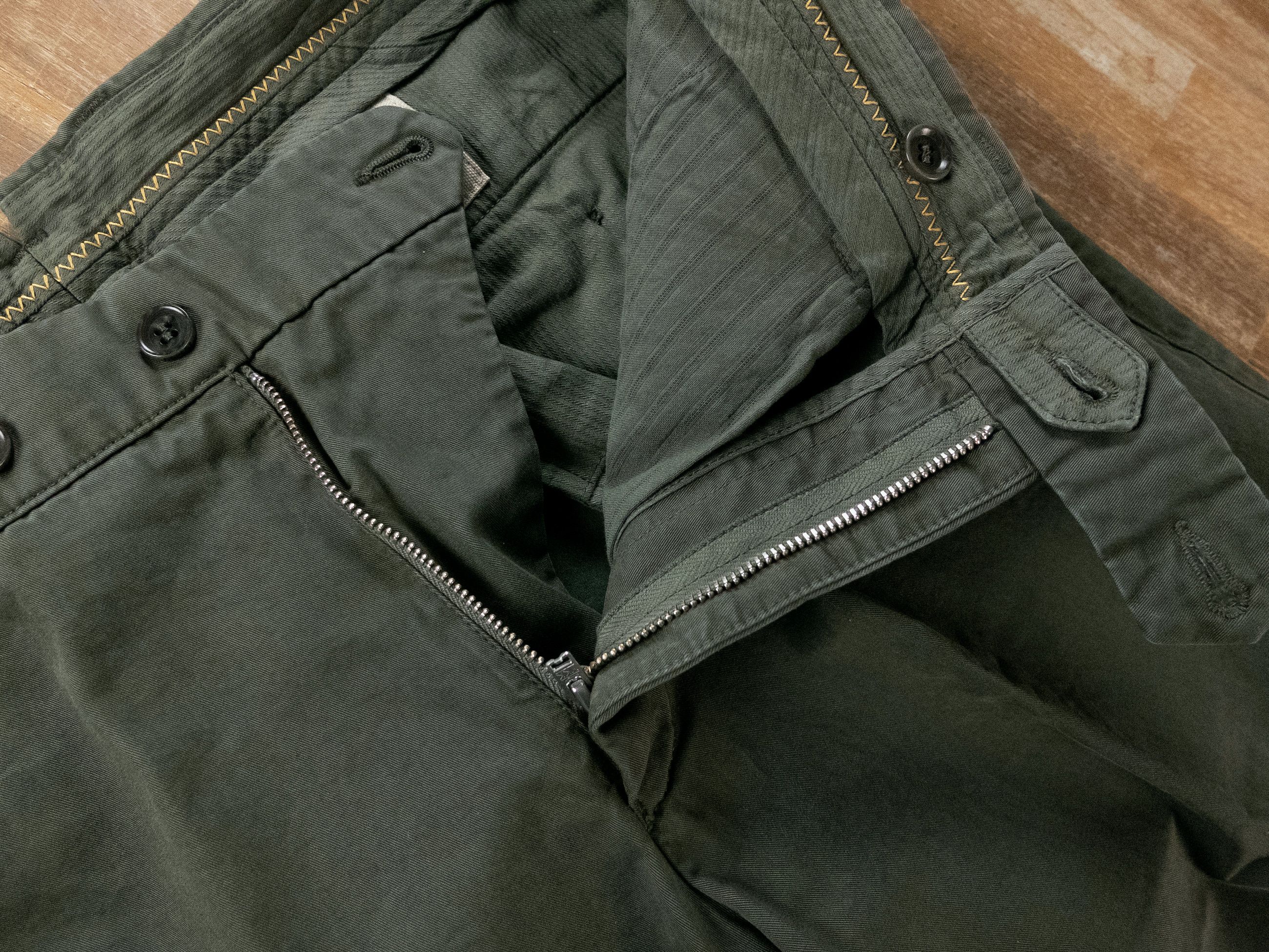 Aspesi ASPESI New Herman khaki green pants trousers Size 32 Size US 32 / EU 48 - 6 Thumbnail