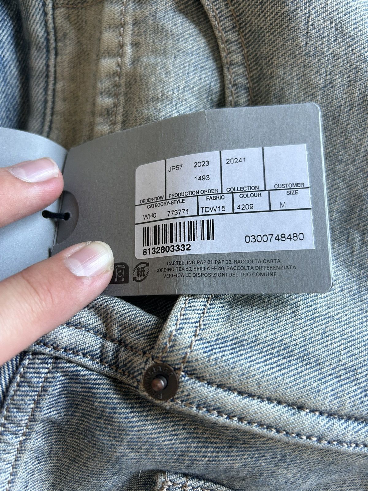 Balenciaga Balenciaga Logo Patch Inside Out Denim Jeans Size US 32 / EU 48 - 8 Thumbnail