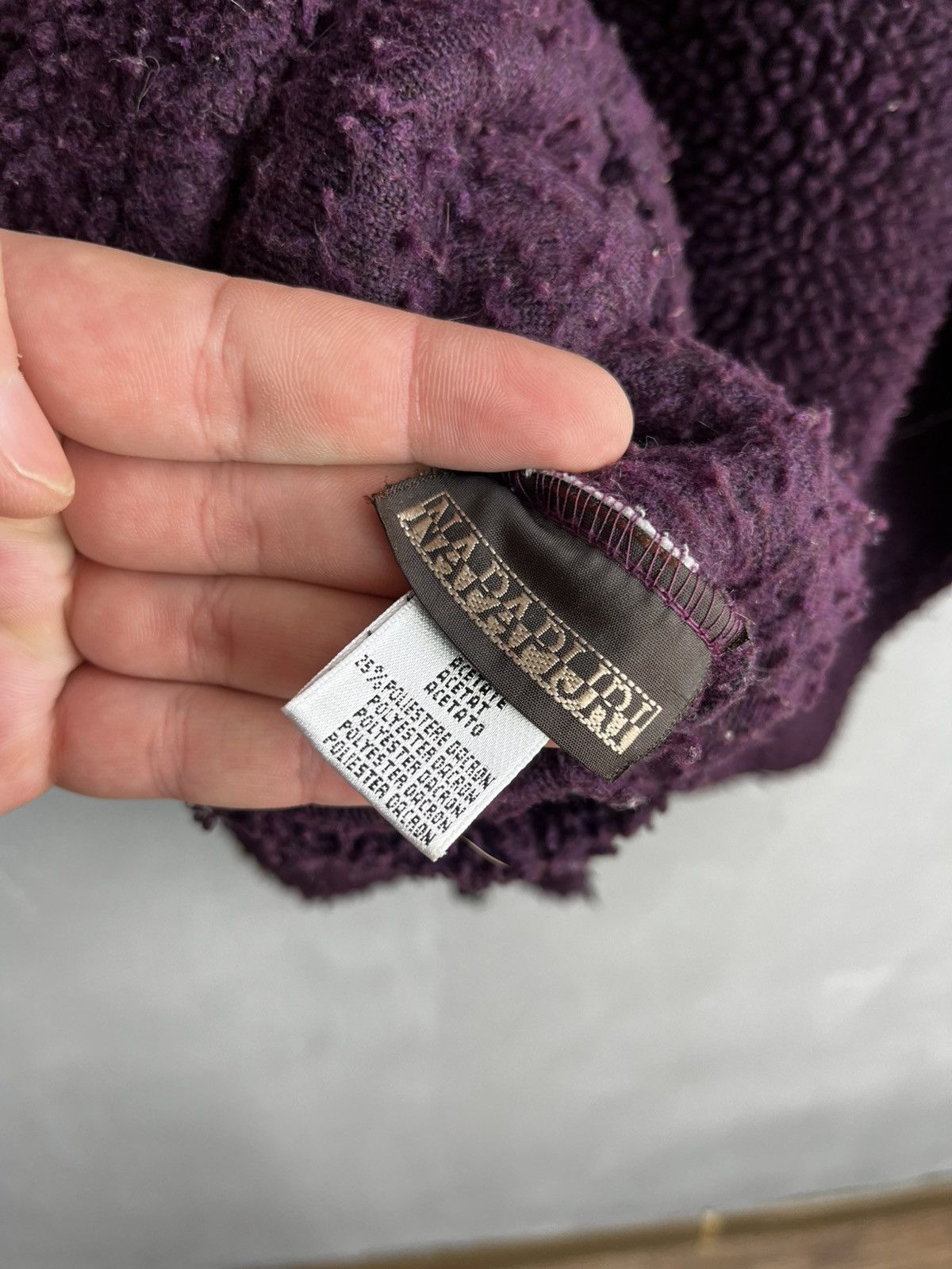 Napapijri Vintage NAPAPIJRI Geographic Fleece Sherpa 1/4 Zip Size US M / EU 48-50 / 2 - 12 Thumbnail