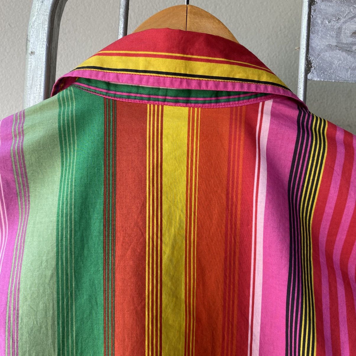 Etro ETRO Rainbow Stripe Ruffle Shirt Size S / US 4 / IT 40 - 9 Thumbnail