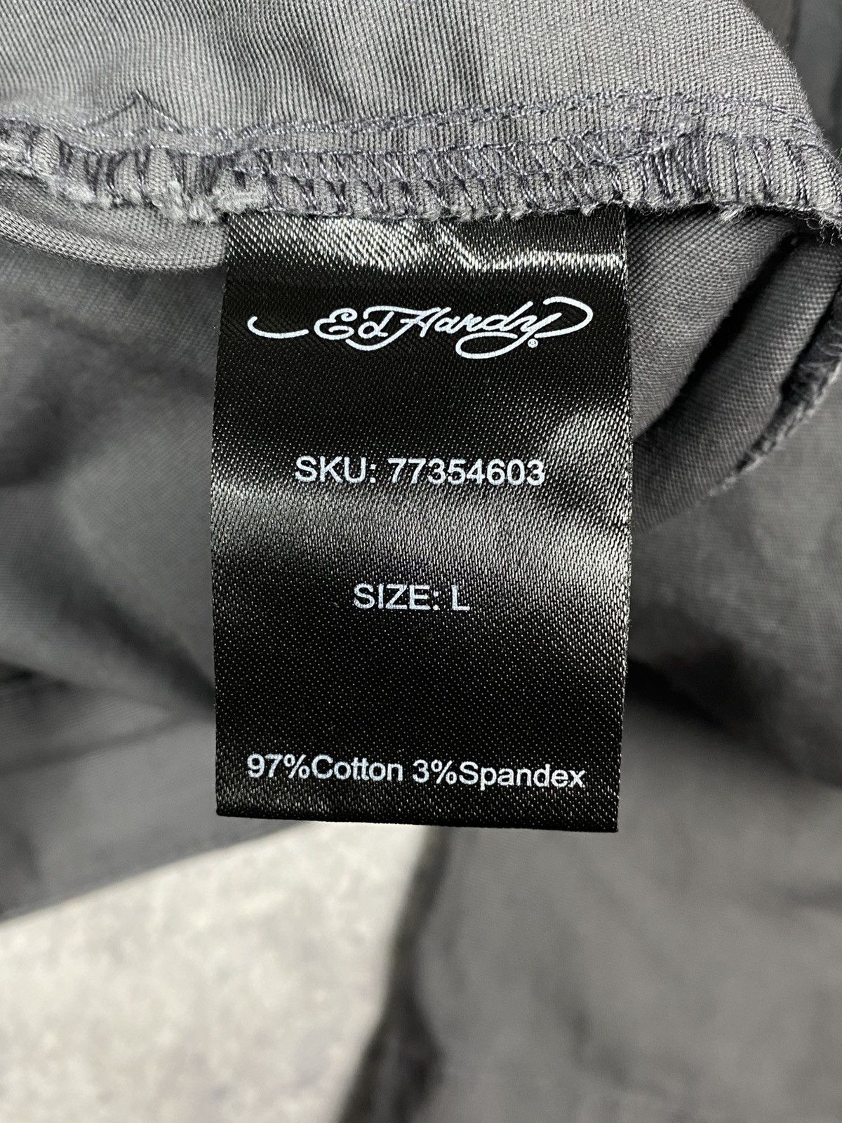 Ed Hardy Ed Hardy Urban Outfitters Y2K Style Grey Cargo Multi Pocket Size US 32 / EU 48 - 18 Thumbnail
