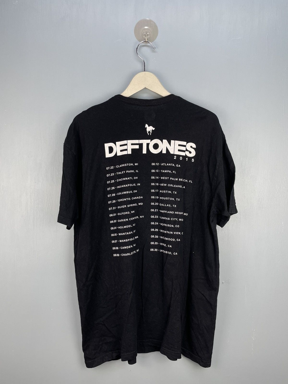 Band Tees Deftones 2015 tour t shirt Size US XL / EU 56 / 4 - 2 Thumbnail