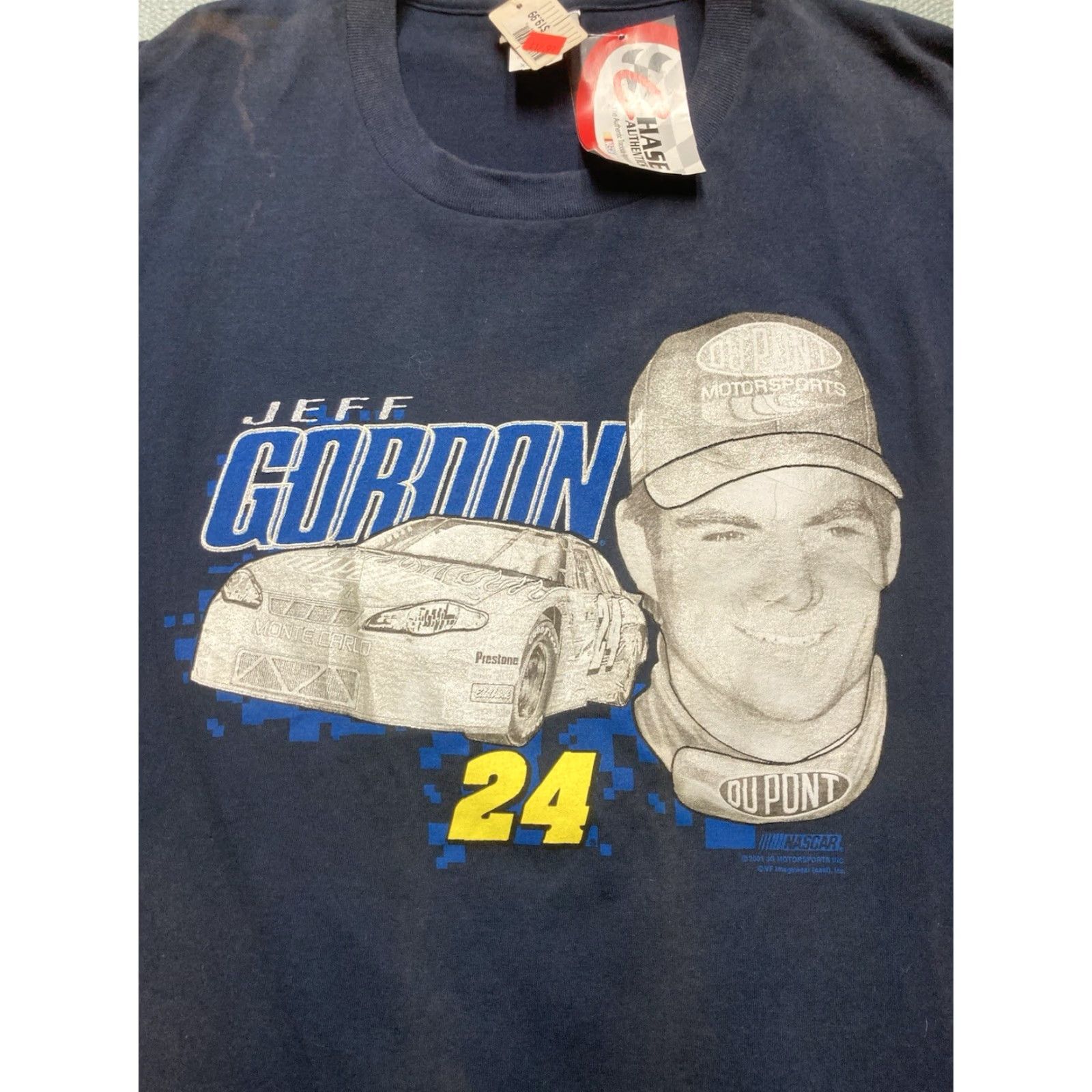 NASCAR VINTAGE Dupont NASCAR Jeff Gordon Nascar Racing 24 Deadstock NWT XL T-Shirt Men Blue Size US XL / EU 56 / 4 - 3 Thumbnail