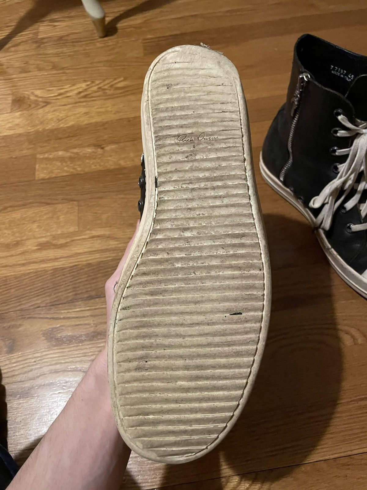 Chrome Hearts × Rick Owens Chrome Hearts Rick Owens Ramones 45 Size US 12 / EU 45 - 11 Thumbnail