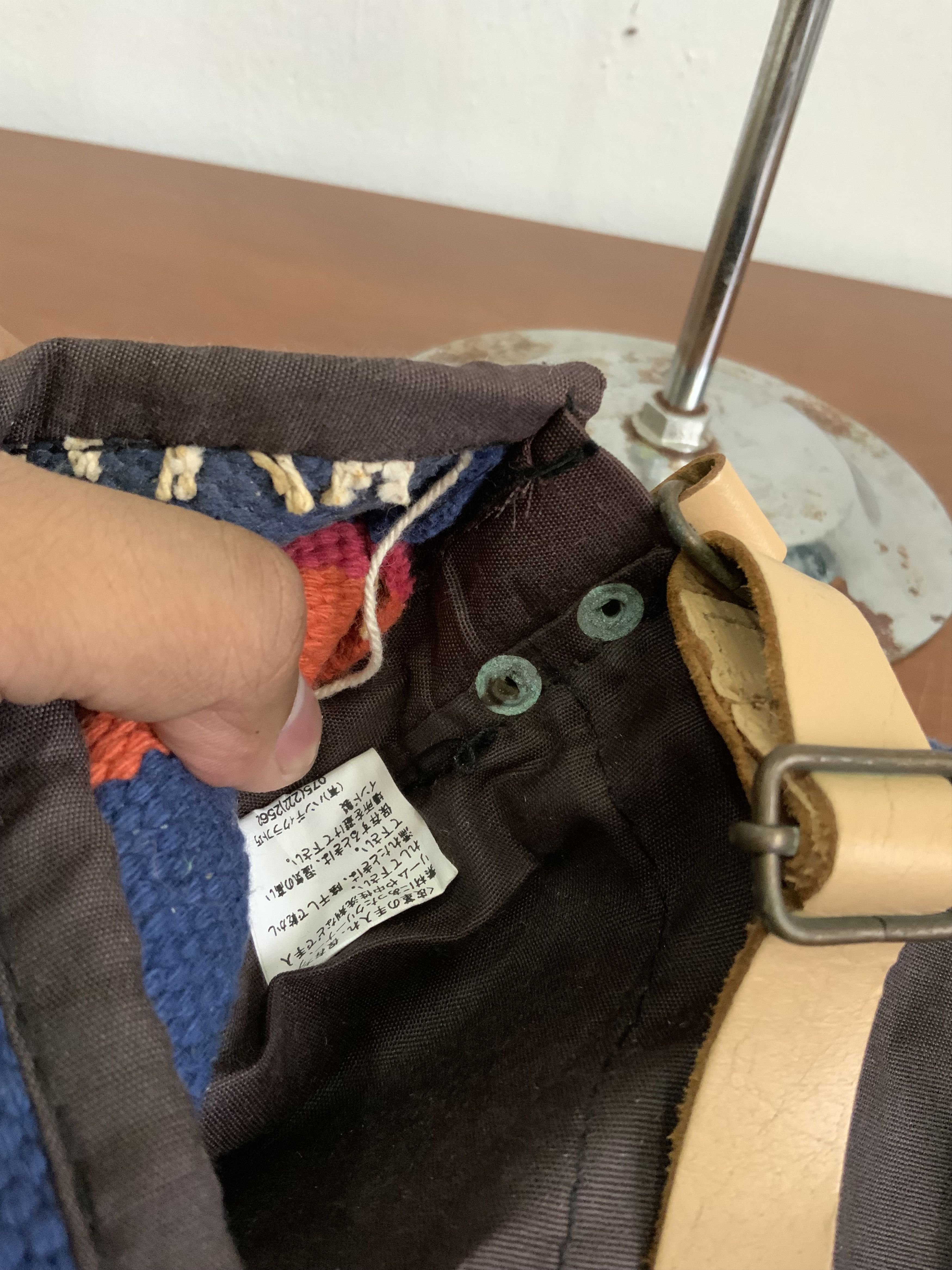 Japanese Brand Indigo Navajo Native Sling Cross Bag Size ONE SIZE - 14 Thumbnail