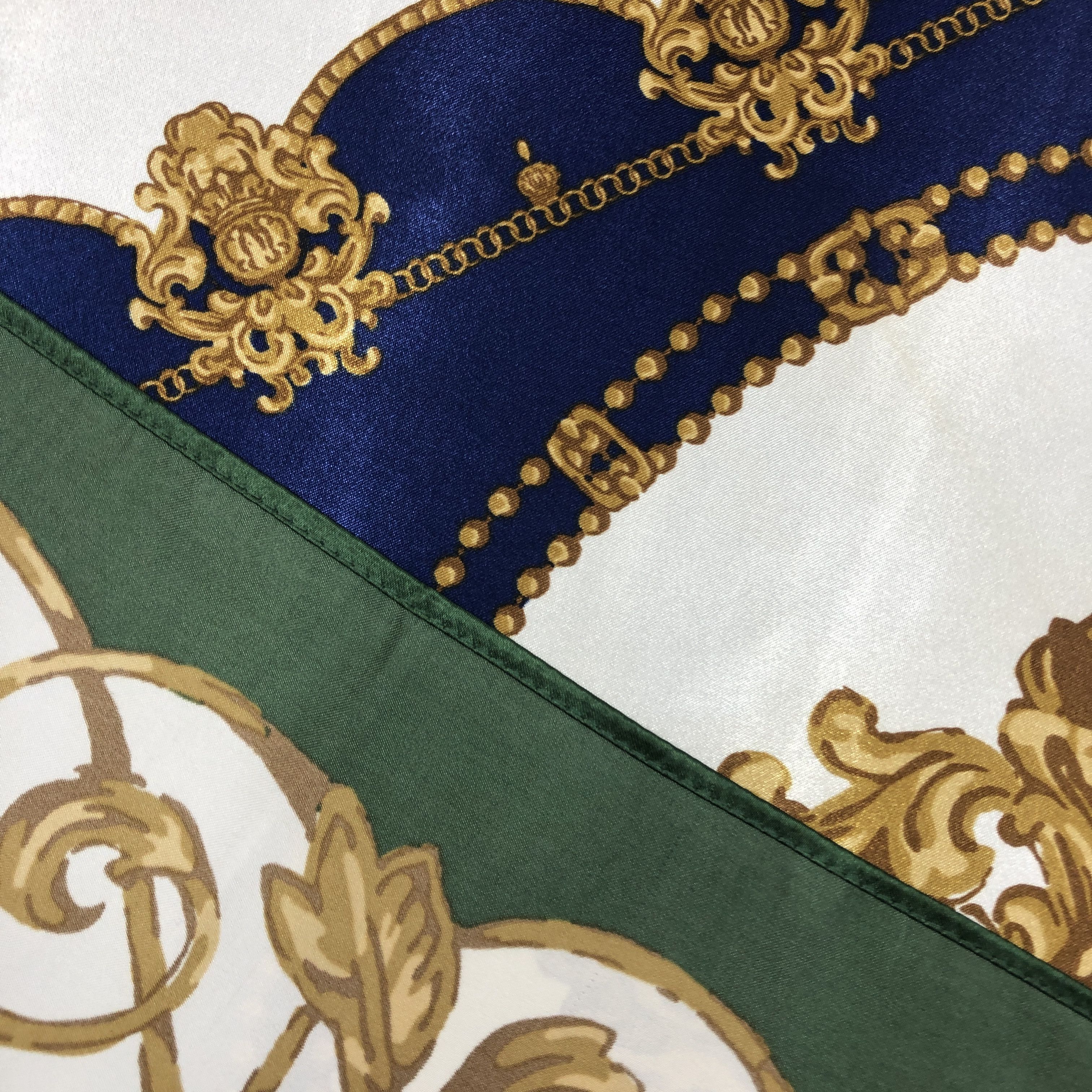 Japanese Brand Vintage Heather SILK Scarf Twill Stole Wraps Scarves Size ONE SIZE - 9 Thumbnail