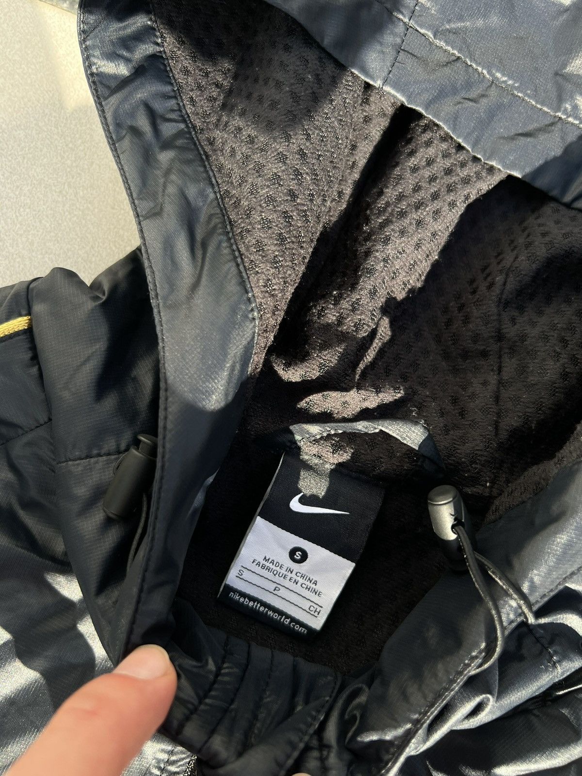 Nike × Vintage 00s Nike Swoosh Vintage Y2K Oversized Hooded Retro Jacket Size US S / EU 44-46 / 1 - 6 Thumbnail