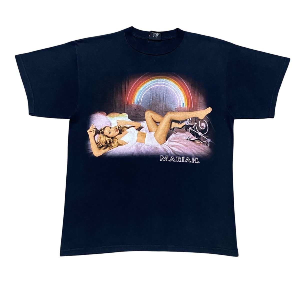 Band Tees Rare‼️🔥Vintage Mariah Carey Butterfly Rainbow Tour T-Shirt Size US S / EU 44-46 / 1 - 1 Thumbnail