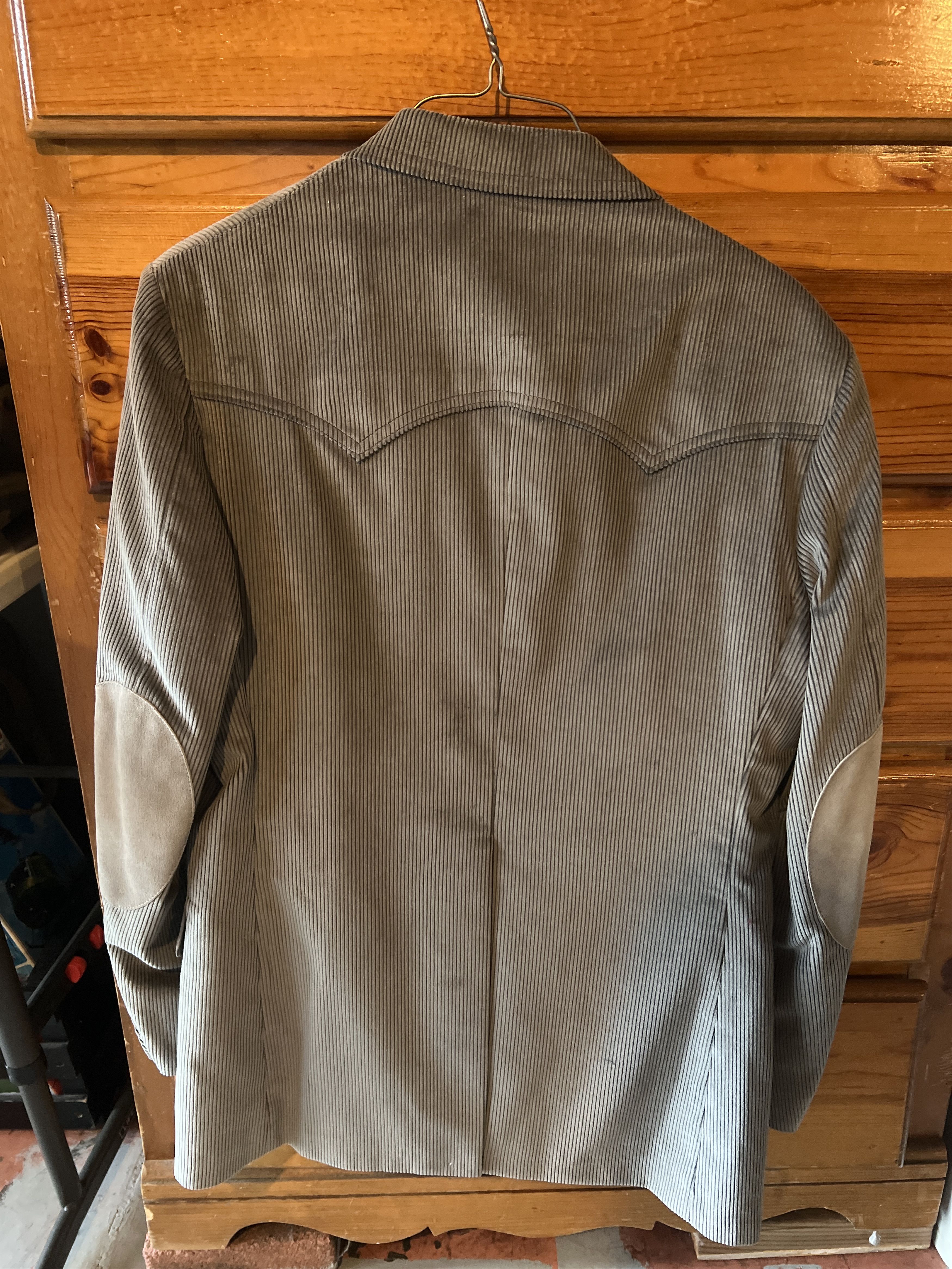 Levi's Vintage Clothing NOS 1977 Levi’s Gray/silver Corduroy Blazer-Never Worn Size 40R - 4 Thumbnail