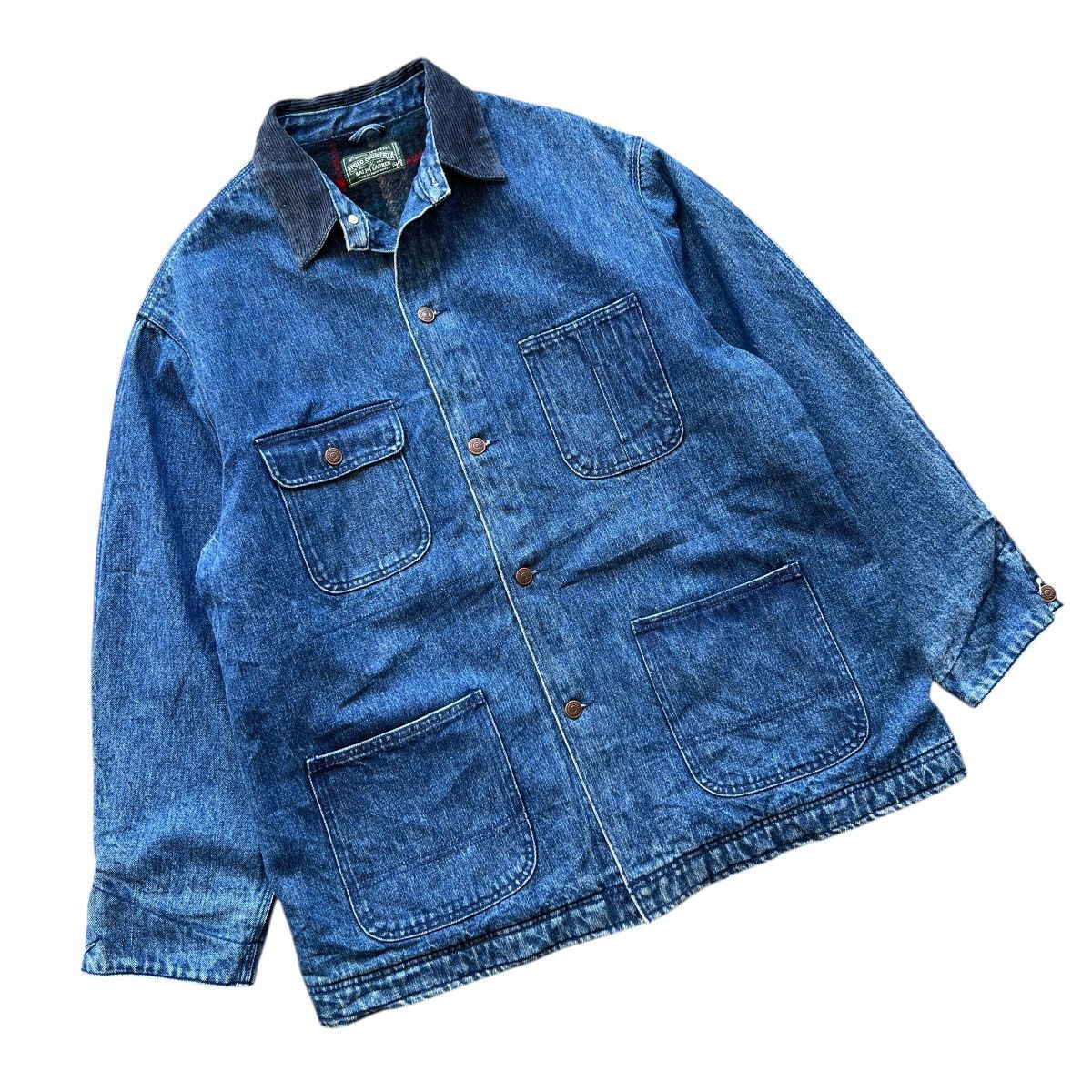 Polo Ralph Lauren 🔥80s Vintage Polo Country Ralph Lauren Plaid Blanket Jacket Size US M / EU 48-50 / 2 - 5 Thumbnail