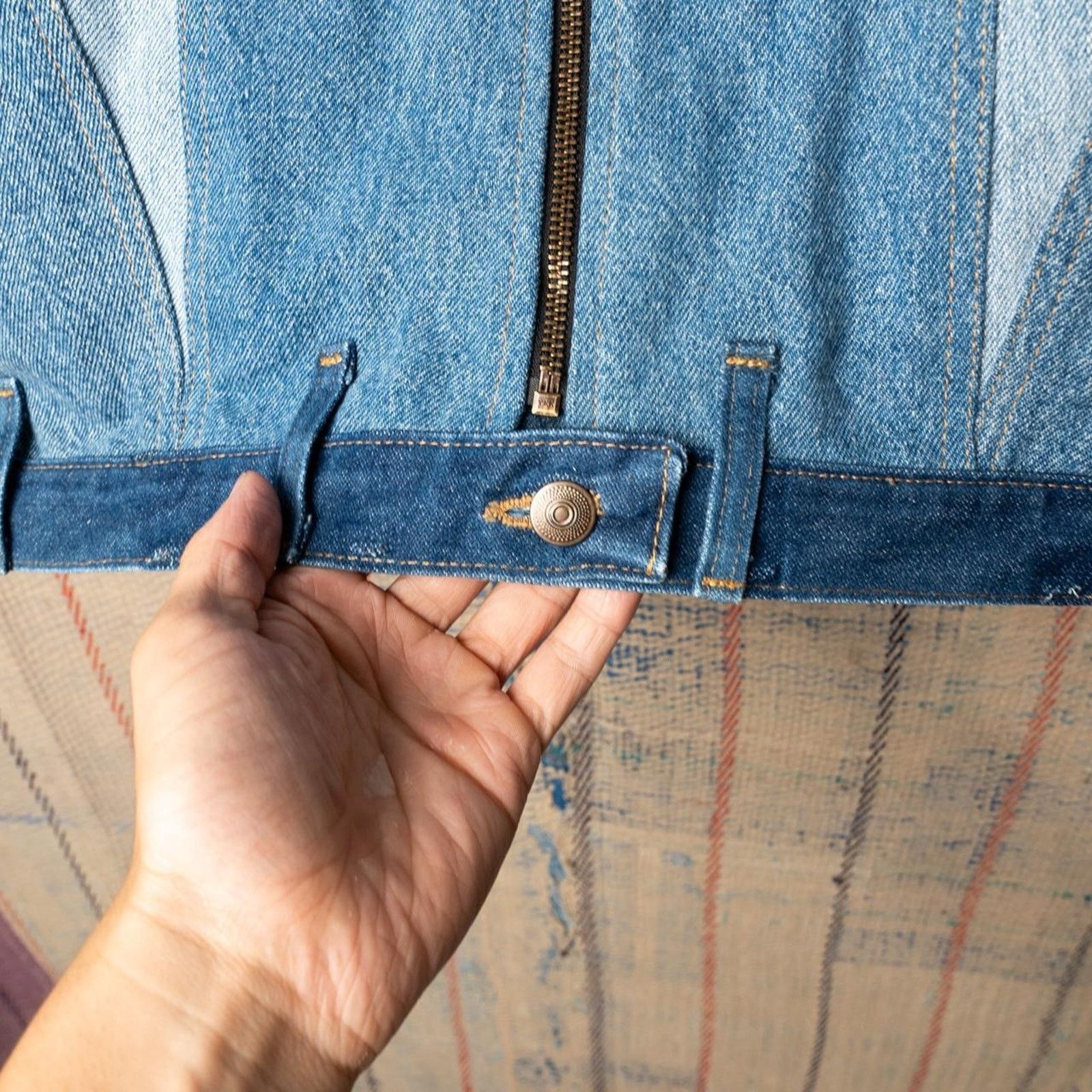 Levi's Custom Upcycled levis denim jacket , One of One Rework Size US M / EU 48-50 / 2 - 5 Thumbnail