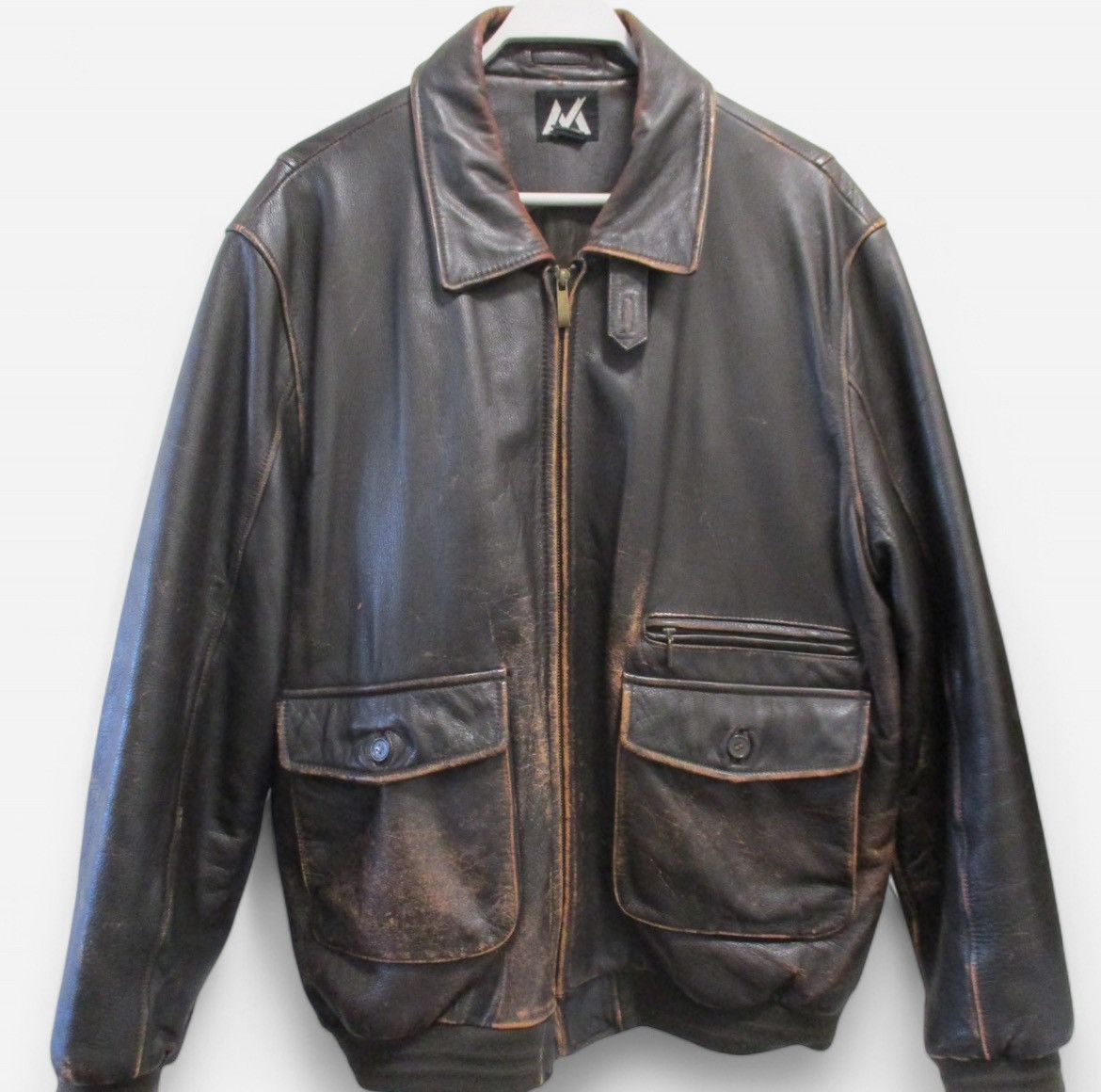 G-III vintage dark chocolate brown leather jacket Size US XL / EU 56 / 4 - 5 Thumbnail