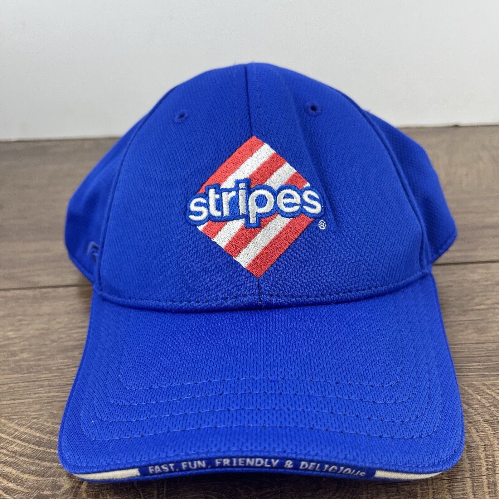 Other Stripes Hat Stripes Restaurant Hat Blue Cap Adjustable Blue Size ONE SIZE - 5 Thumbnail