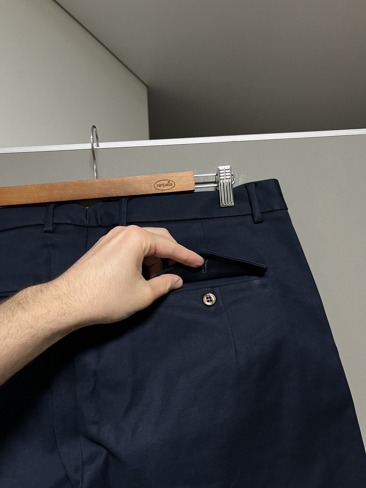 Handmade La Sartoria Di True NYC Heavy Handmade Chino Pants Size US 36 / EU 52 - 9 Thumbnail