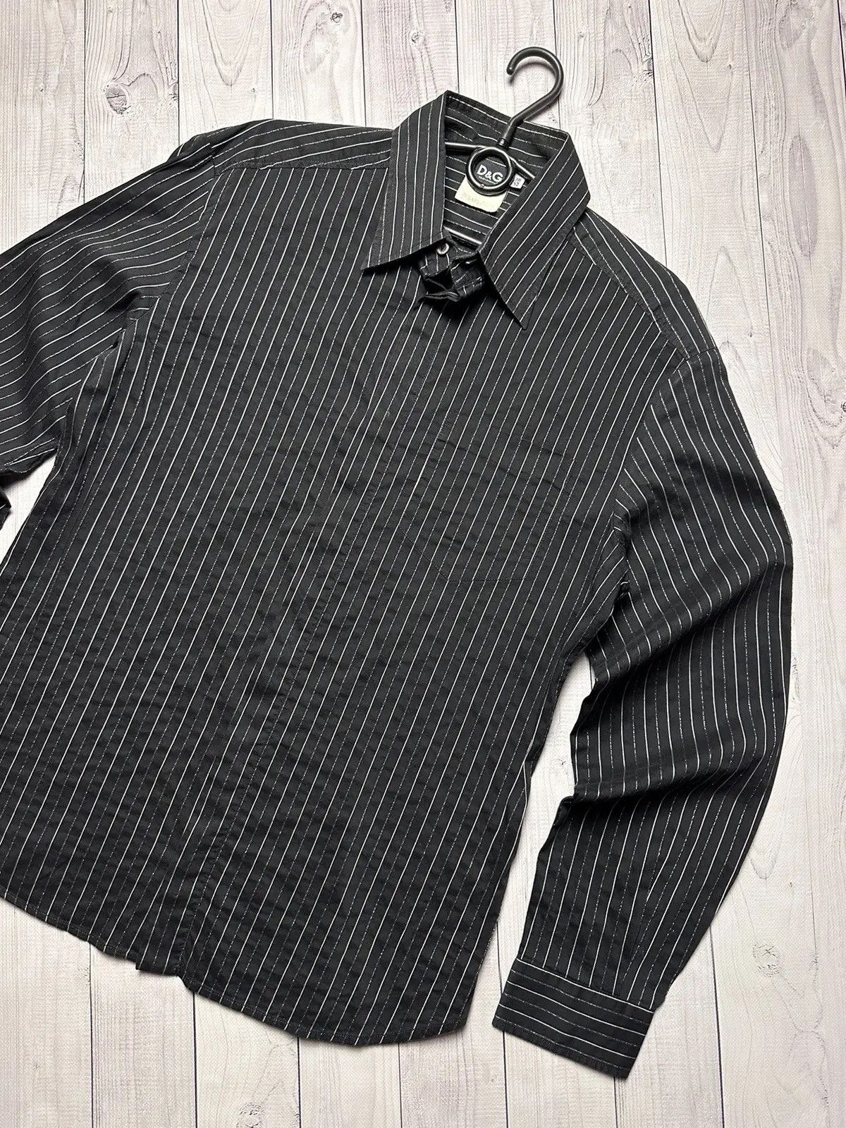 Dolce & Gabbana Vintage striped Dolce& Gabbana shirt logo rare Size US L / EU 52-54 / 3 - 2 Thumbnail