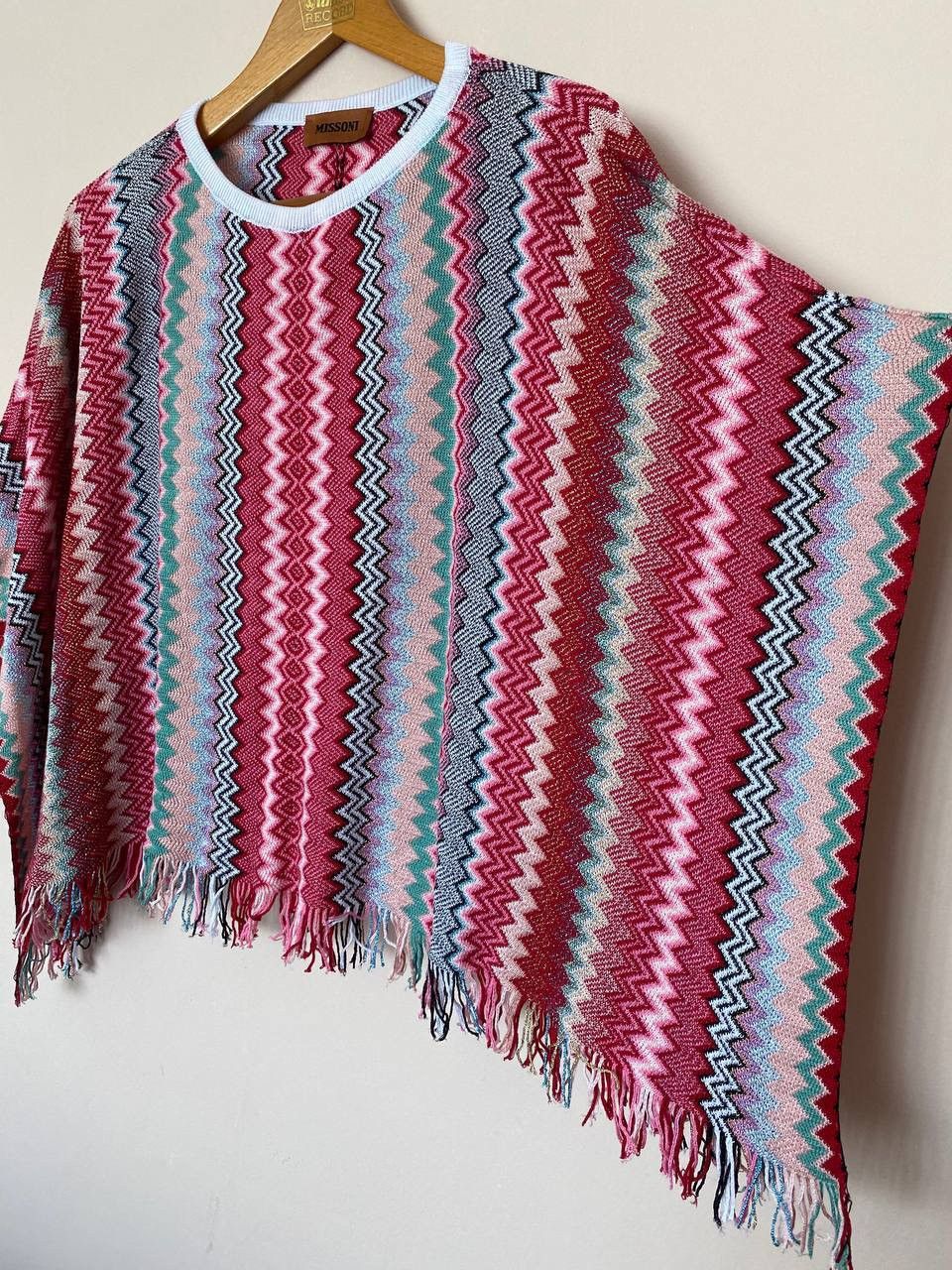 Missoni Missoni Fringe Zigzag Crop Poncho Size ONE SIZE - 3 Thumbnail
