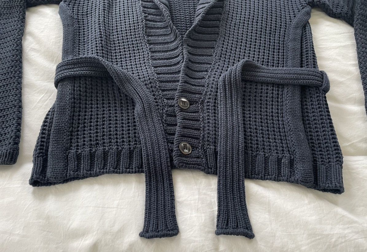 Louis Vuitton Incredible Navy Oversized Heavy Knit Shawl Cardigan Jacket Size US M / EU 48-50 / 2 - 6 Thumbnail