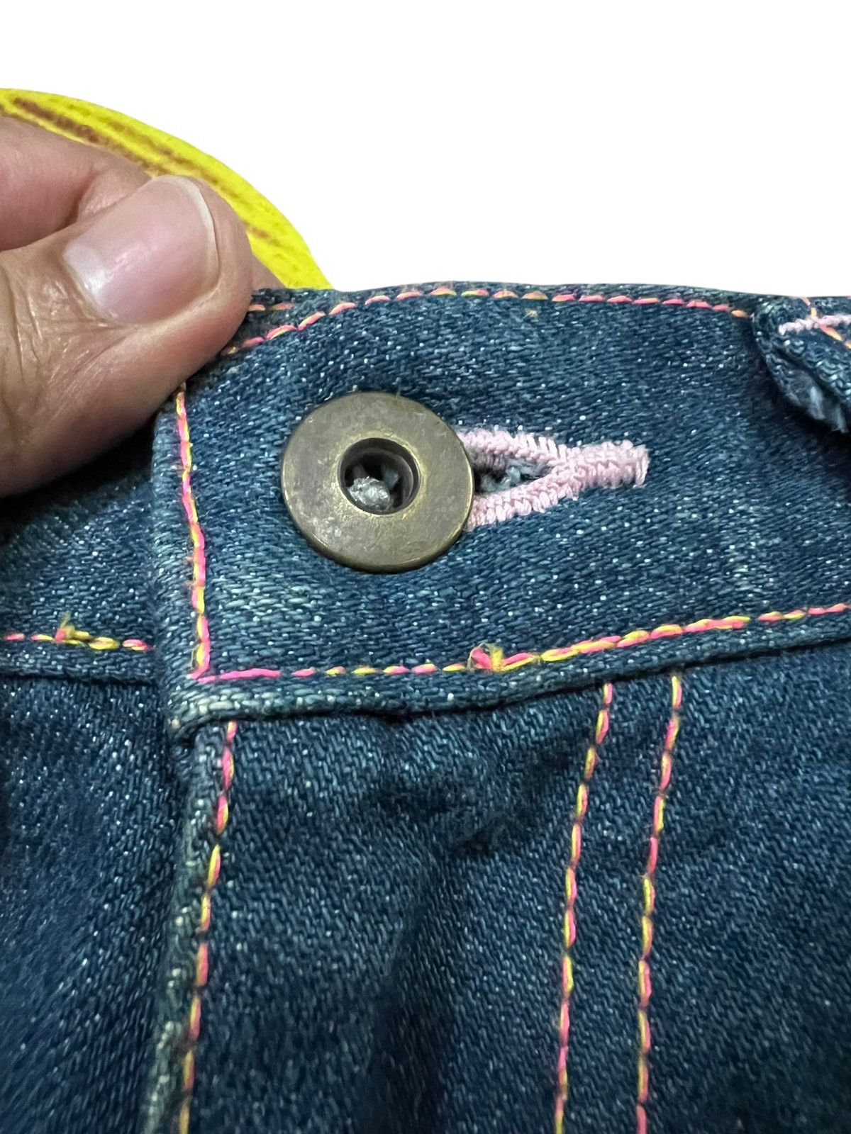 If Six Was Nine × Le Grande Bleu (L.G.B.) JAMGLE JAM JAPAN FLARE DISTRESS JEANS Size US 32 / EU 48 - 9 Thumbnail