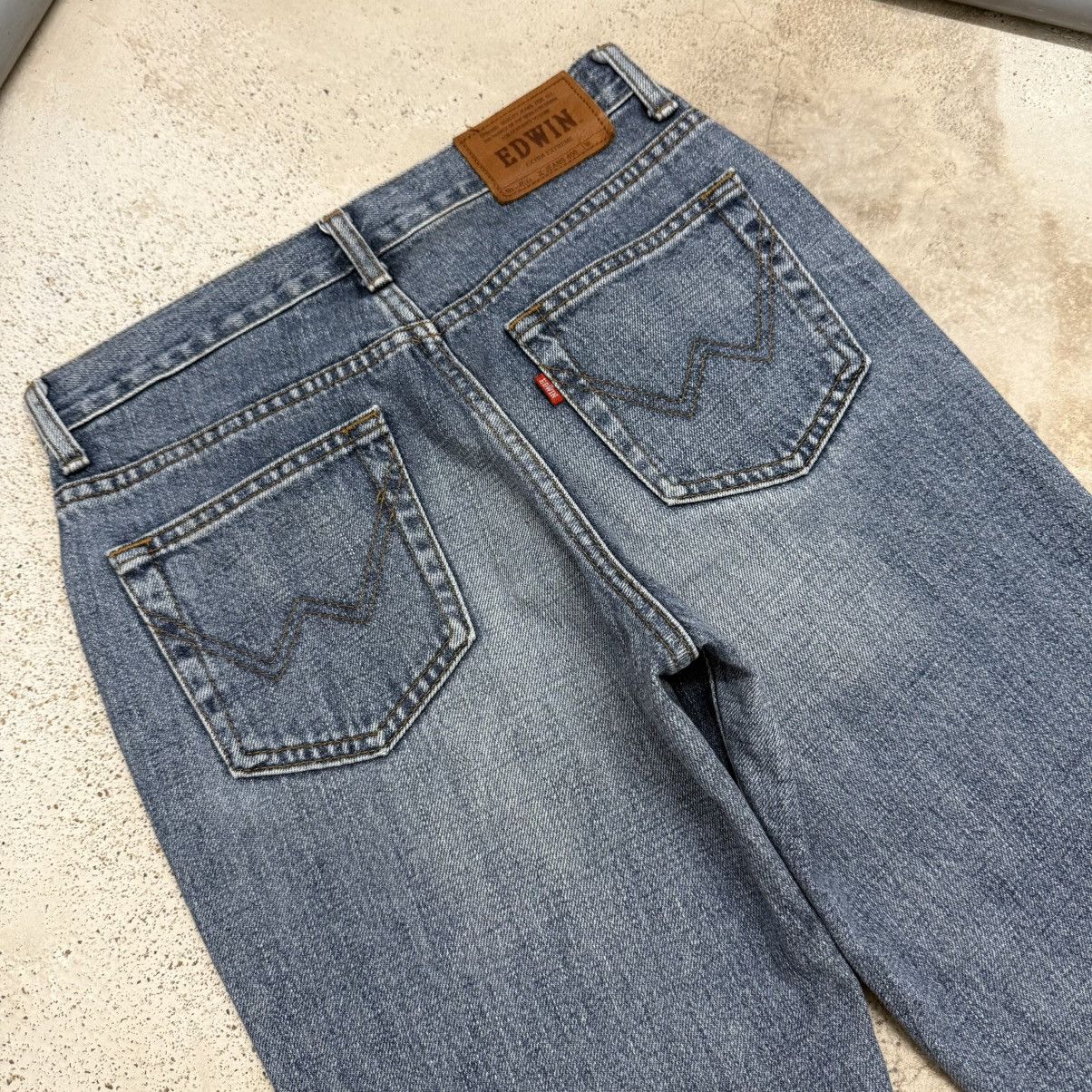 Edwin Flare Vintage Edwin Extra Extreme Miss X Jeans Pants Size 28" / US 6 / IT 42 - 11 Thumbnail
