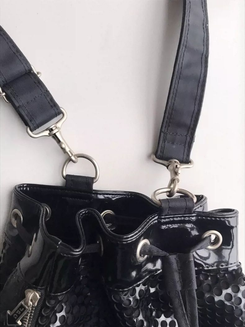 Jean Paul Gaultier Jean Paul Gaultier Patent leather mesh shoulder bag 2504-Ne Size ONE SIZE - 6 Thumbnail