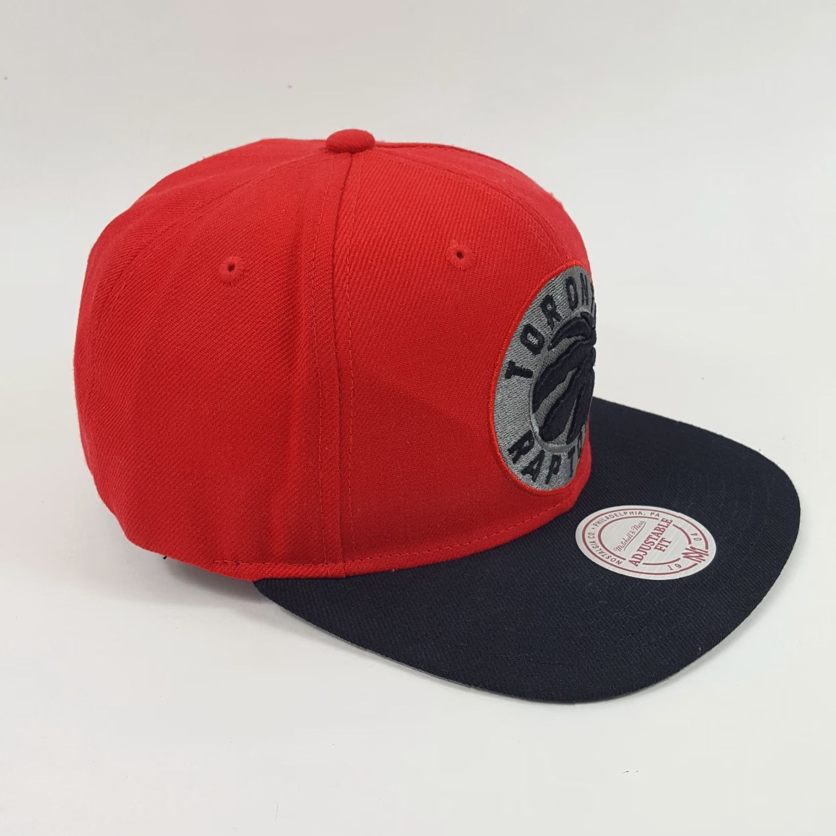Mitchell & Ness VINTAGE Mitchell & Ness Toronto Raptors Snapback Cap Hat - Red - Adjustable - 90s - Mens Size ONE SIZE - 4 Thumbnail