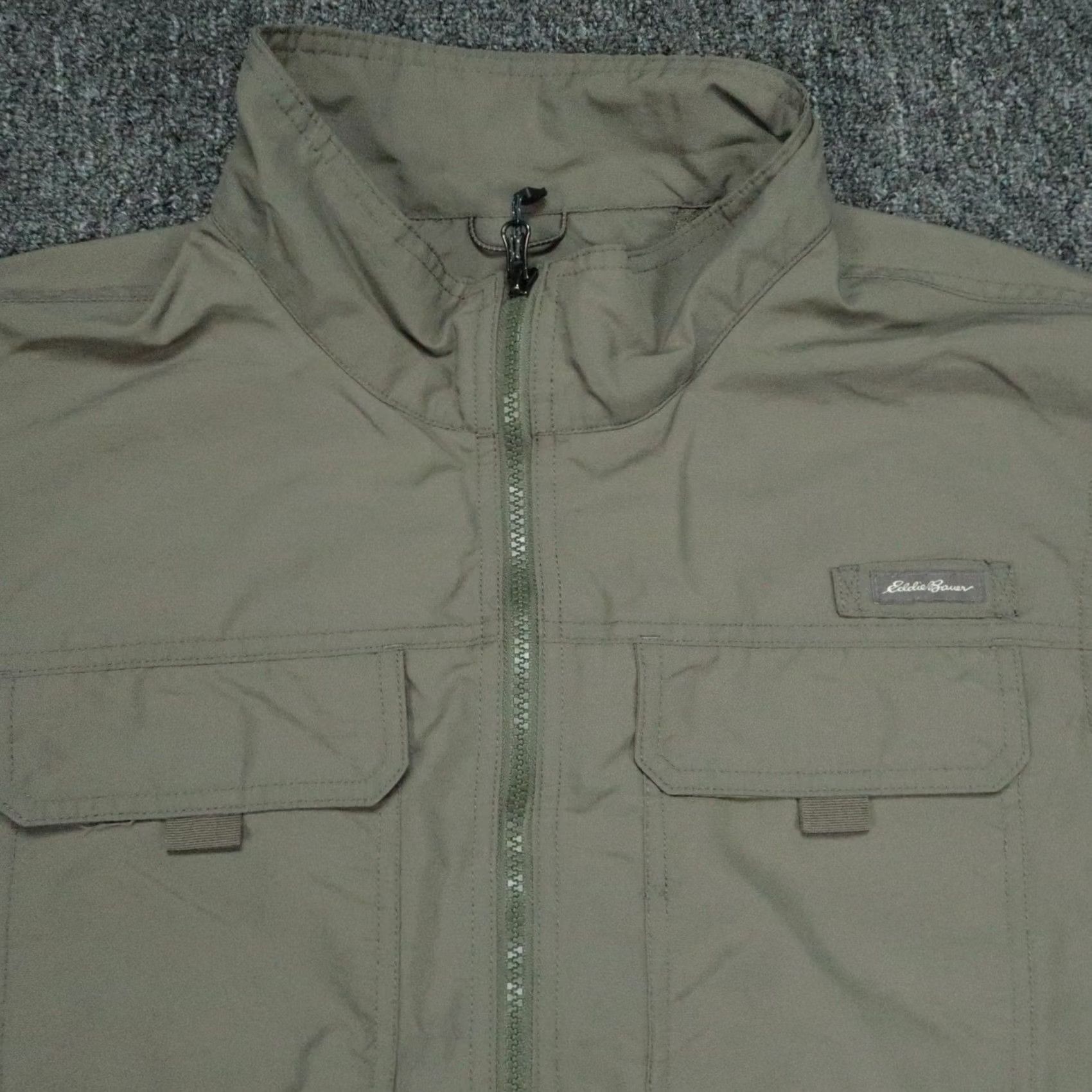 Eddie Bauer VINTAGE Eddie Bauer Vest Mens XL Green Nylon Full Zip Pockets Windbreaker Casual Outdoor Hiking 90s Mens Size US XL / EU 56 / 4 - 2 Thumbnail