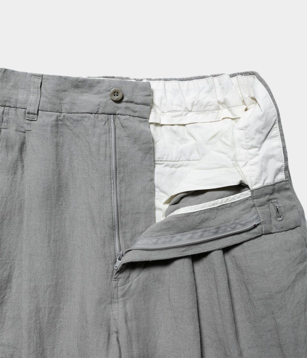 STILL BY HAND STILL BY HAND 100% Linen Pleated Black Easy Pants Size US 30 / EU 46 - 4 Thumbnail