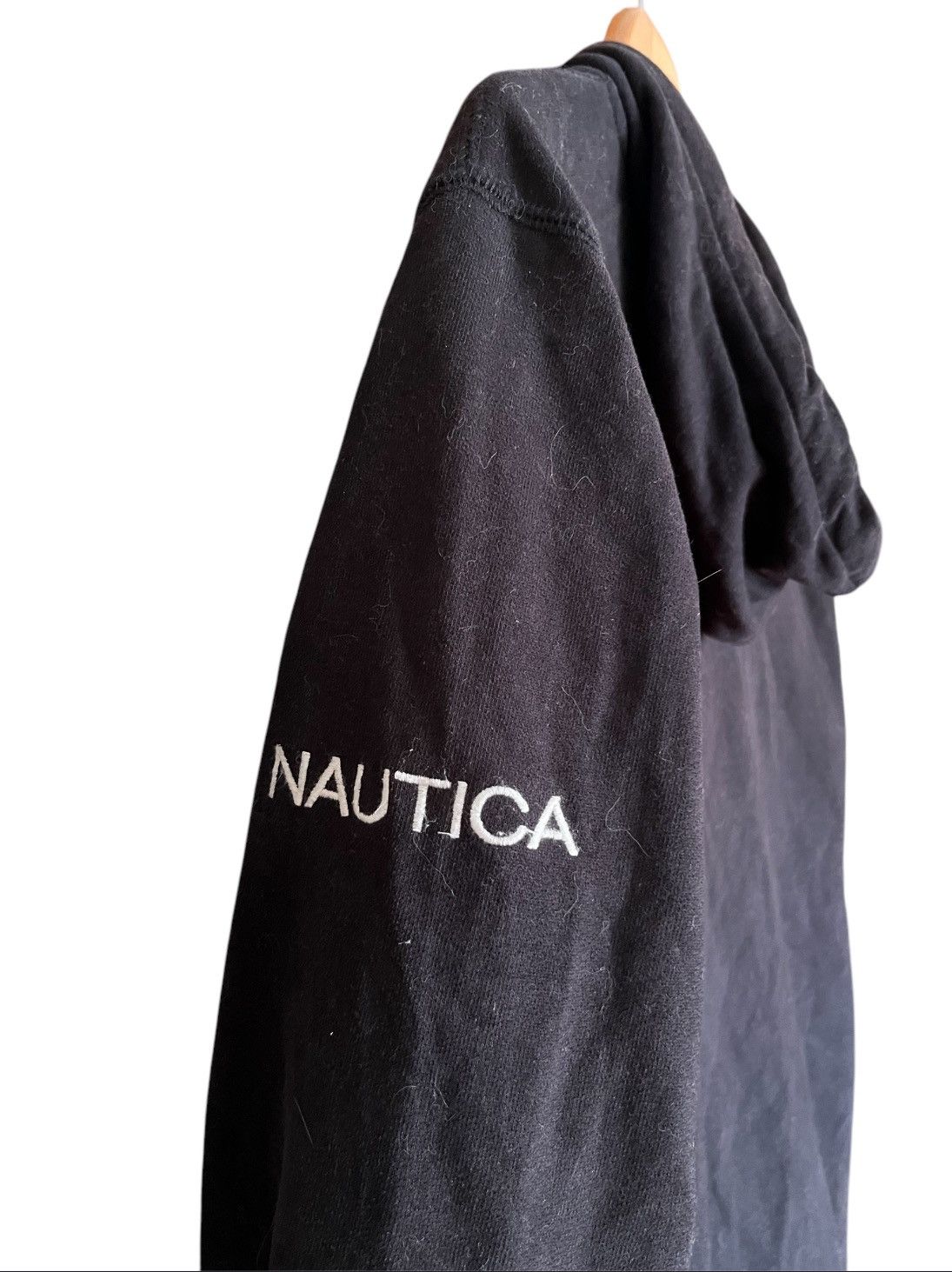 Nautica Nautica Zip Vintage Black Hoodie Size US M / EU 48-50 / 2 - 4 Thumbnail
