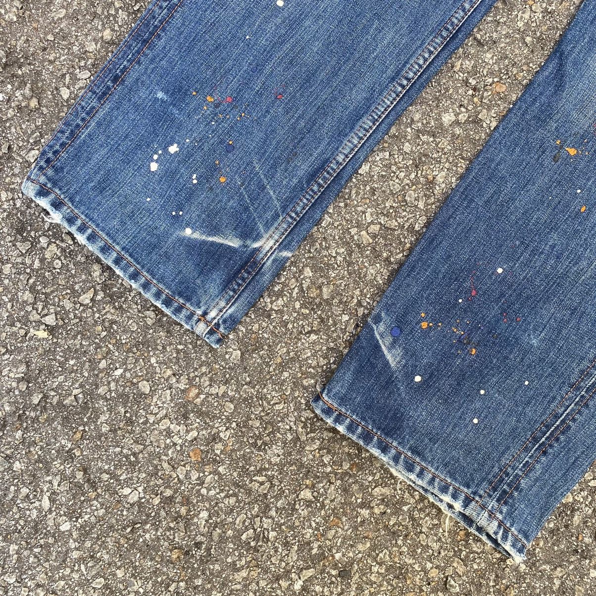 If Six Was Nine Carpenter Jeans Buzz Spunky Distressed Denim Size US 32 / EU 48 - 2 Thumbnail