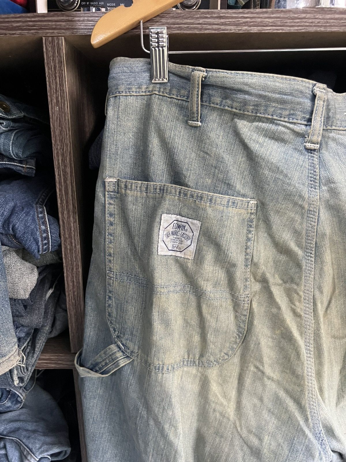 Edwin 🔥Vintage Edwin Carpenter Cropped Denim Size US 34 / EU 50 - 12 Thumbnail