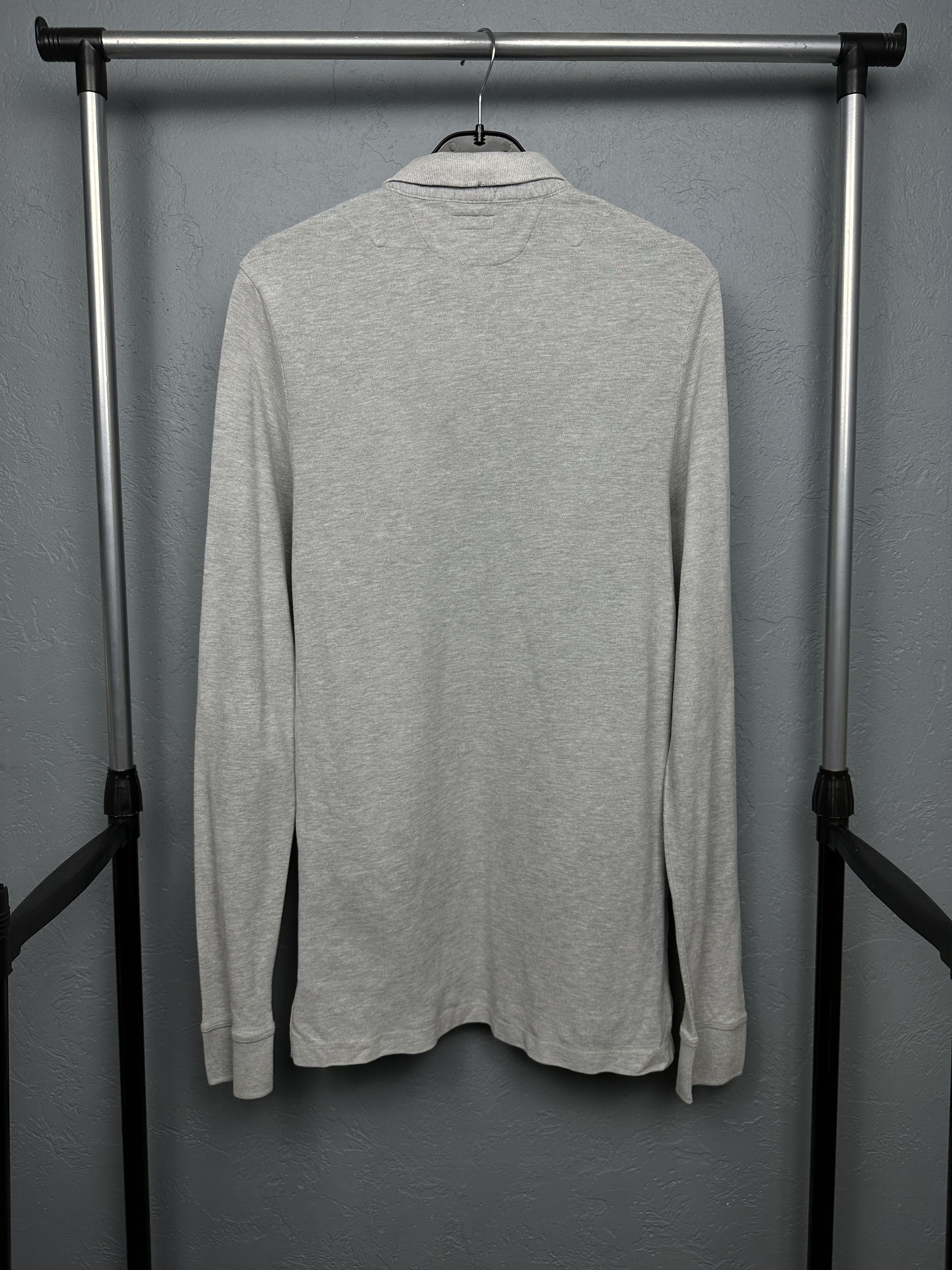 Allsaints Allsaints Mens Sandringham Long Sleeve Polo Shirt Size US M / EU 48-50 / 2 - 7 Thumbnail