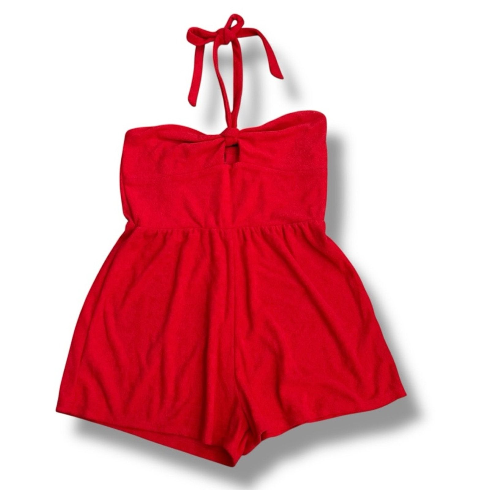 Other Wild Fable red terry cloth romper NEW Size 30" / US 8 / IT 44 - 5 Thumbnail