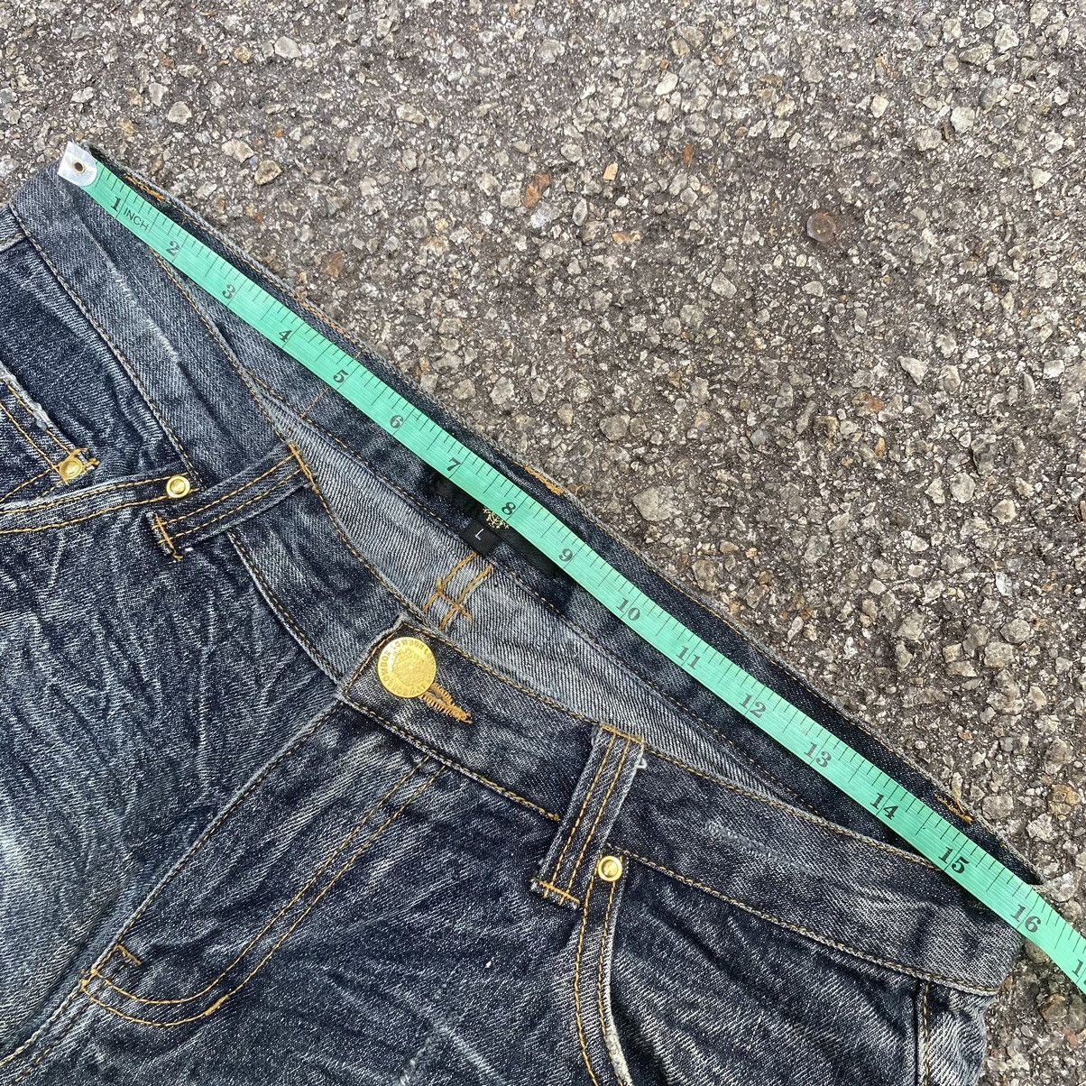 If Six Was Nine Flare Jeans Lowbox Low Rise Distressed Denim Faded Boot Cut Size US 31 - 9 Thumbnail