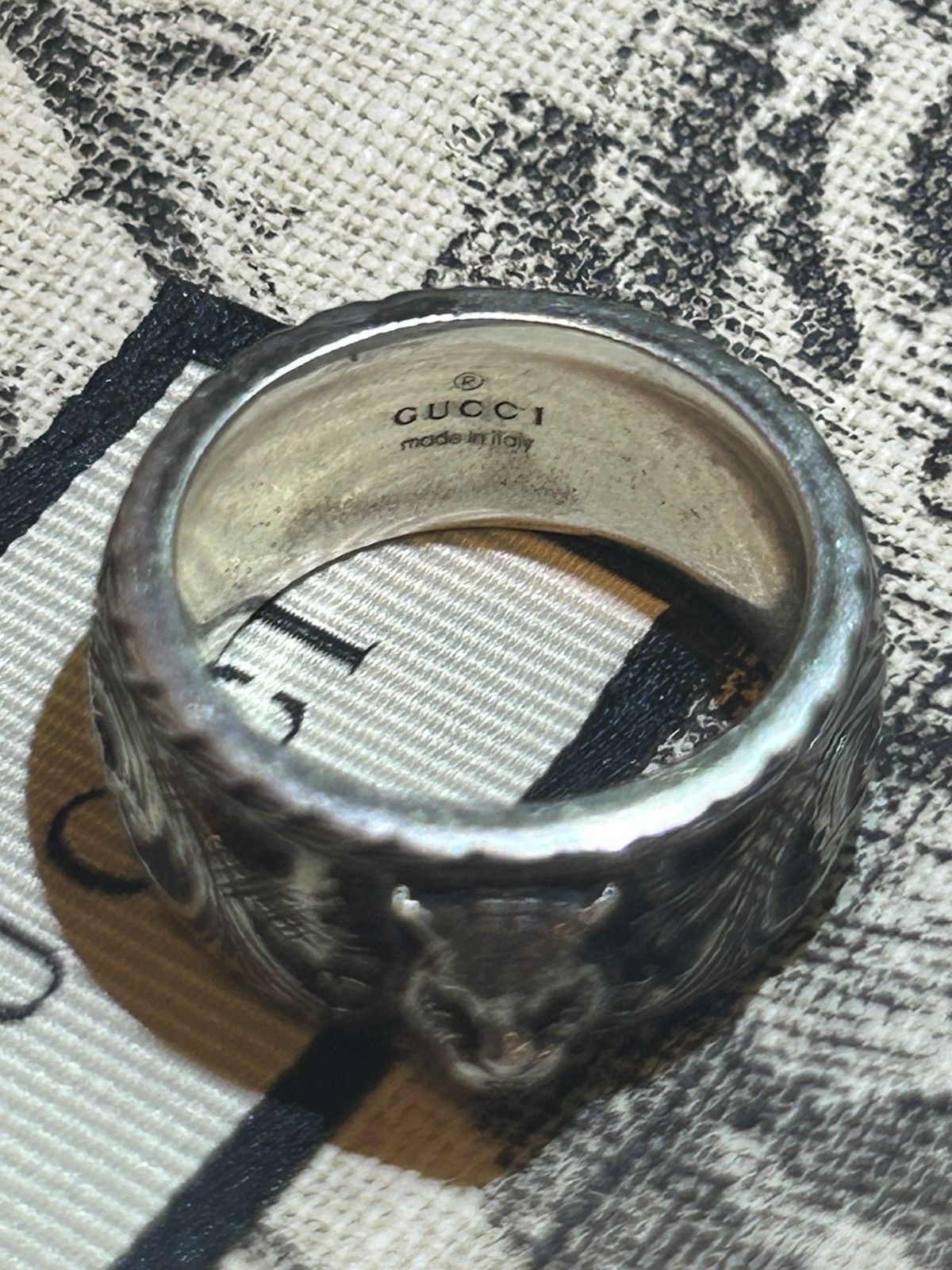 Gucci Gucci Feline Head Sterling Silver Ring Size ONE SIZE - 5 Thumbnail