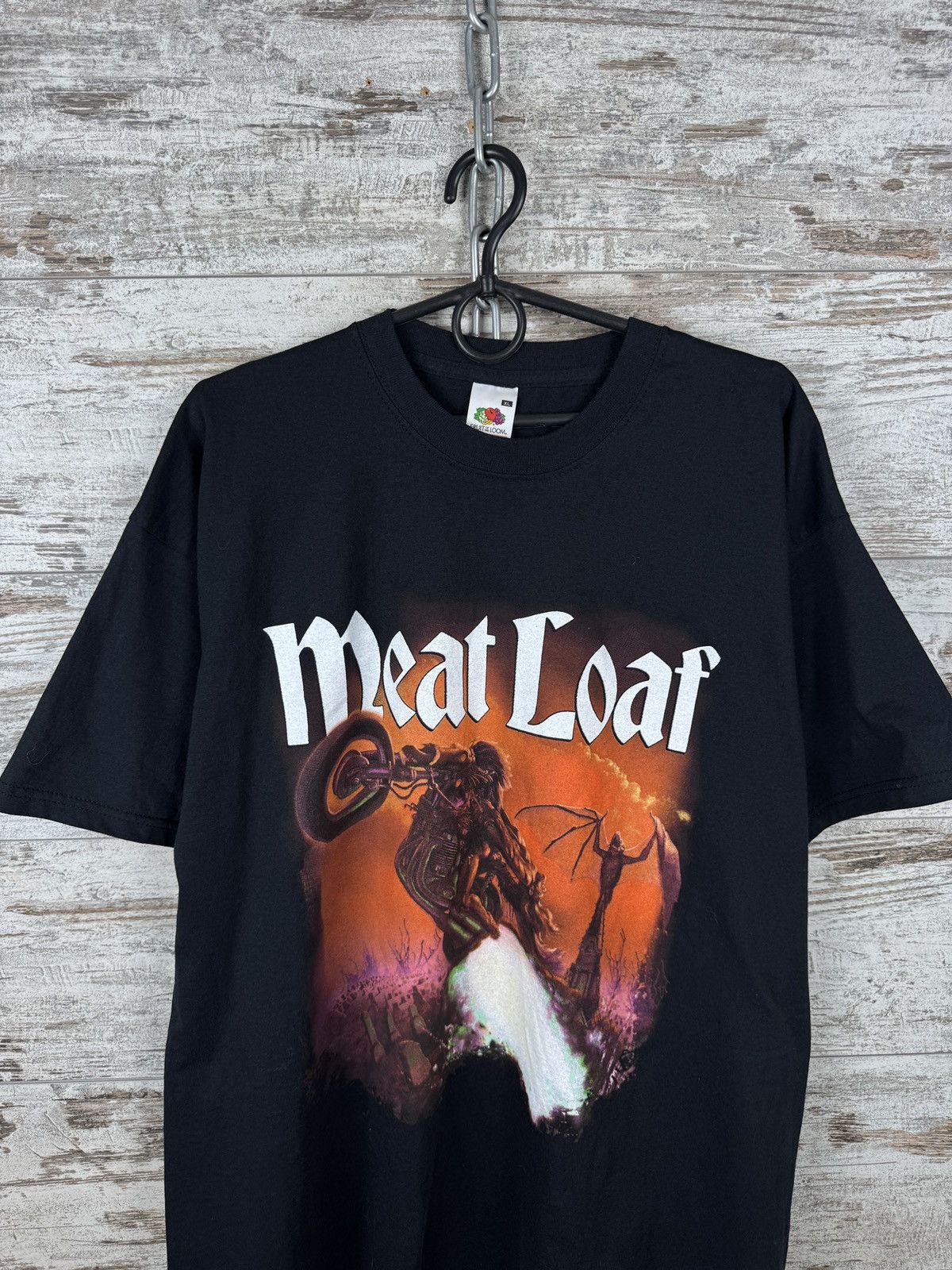 Vintage Mens Vintage Meat Loaf T-shirt 2005 tee rock band Size US XL / EU 56 / 4 - 2 Thumbnail