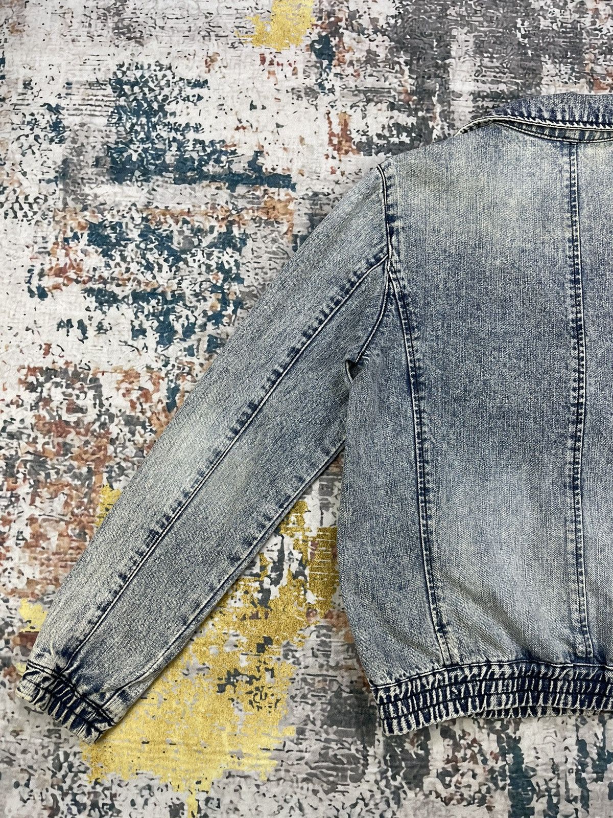 Japanese Brand Cecil McBee Washed Denim Rider Jacket Size M / US 6-8 / IT 42-44 - 7 Thumbnail